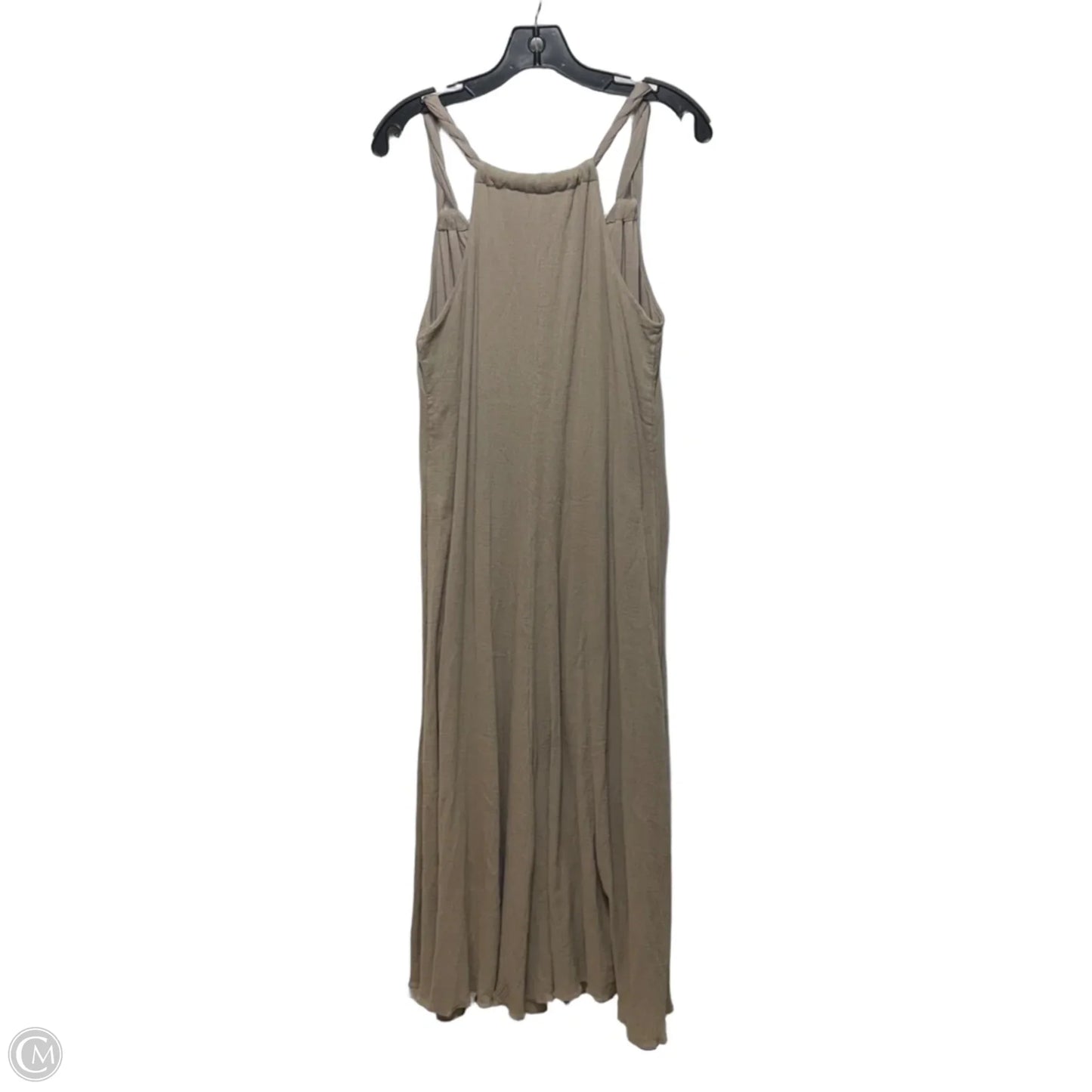 Dress Casual Maxi By Garnet Hill In Tan, Size: L