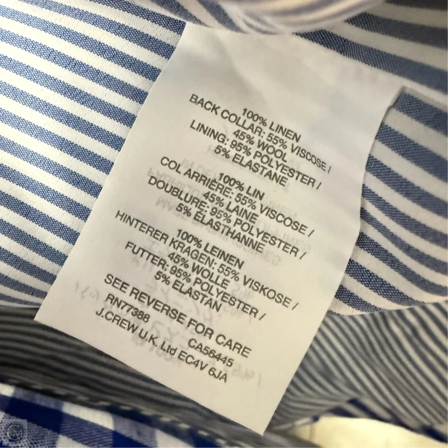 Blazer By J. Crew In Checkered Pattern, Size: 4