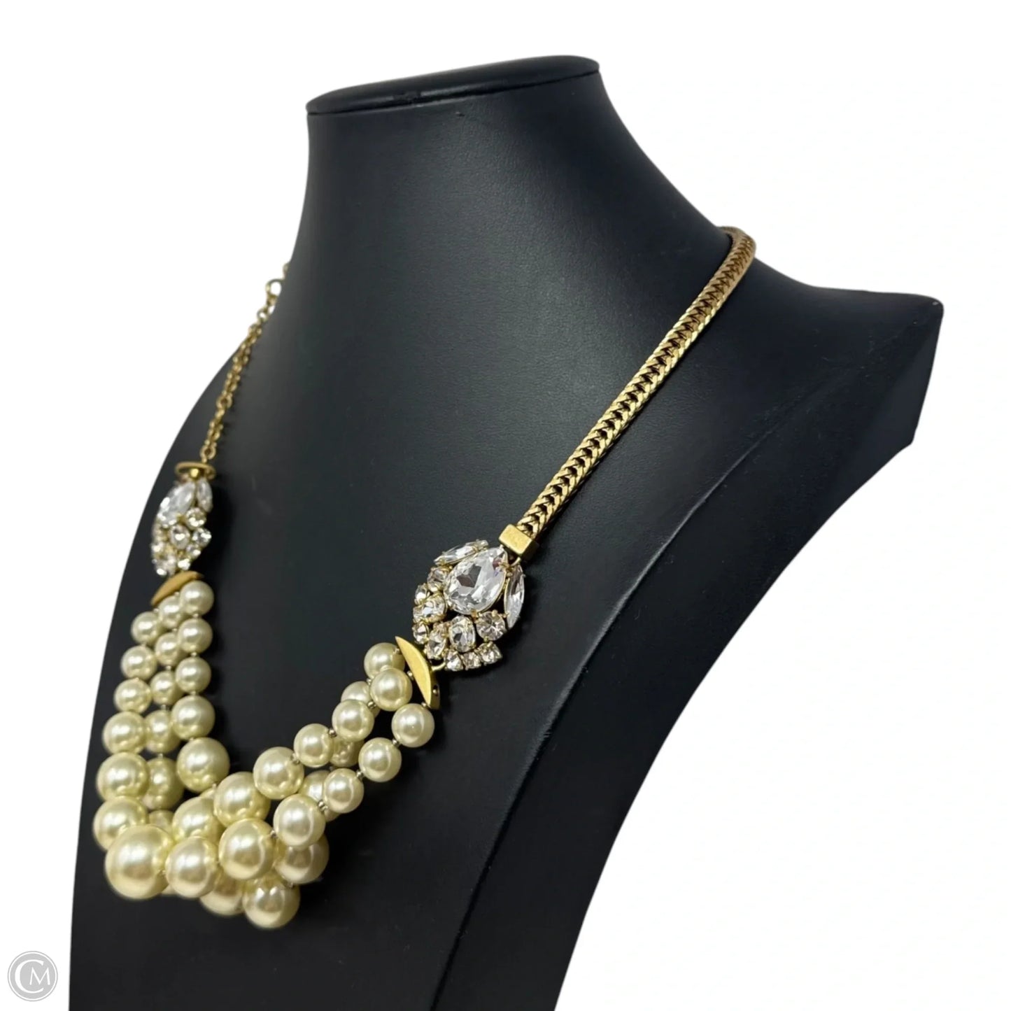 Faux Pearl Statement Necklace By Cabi