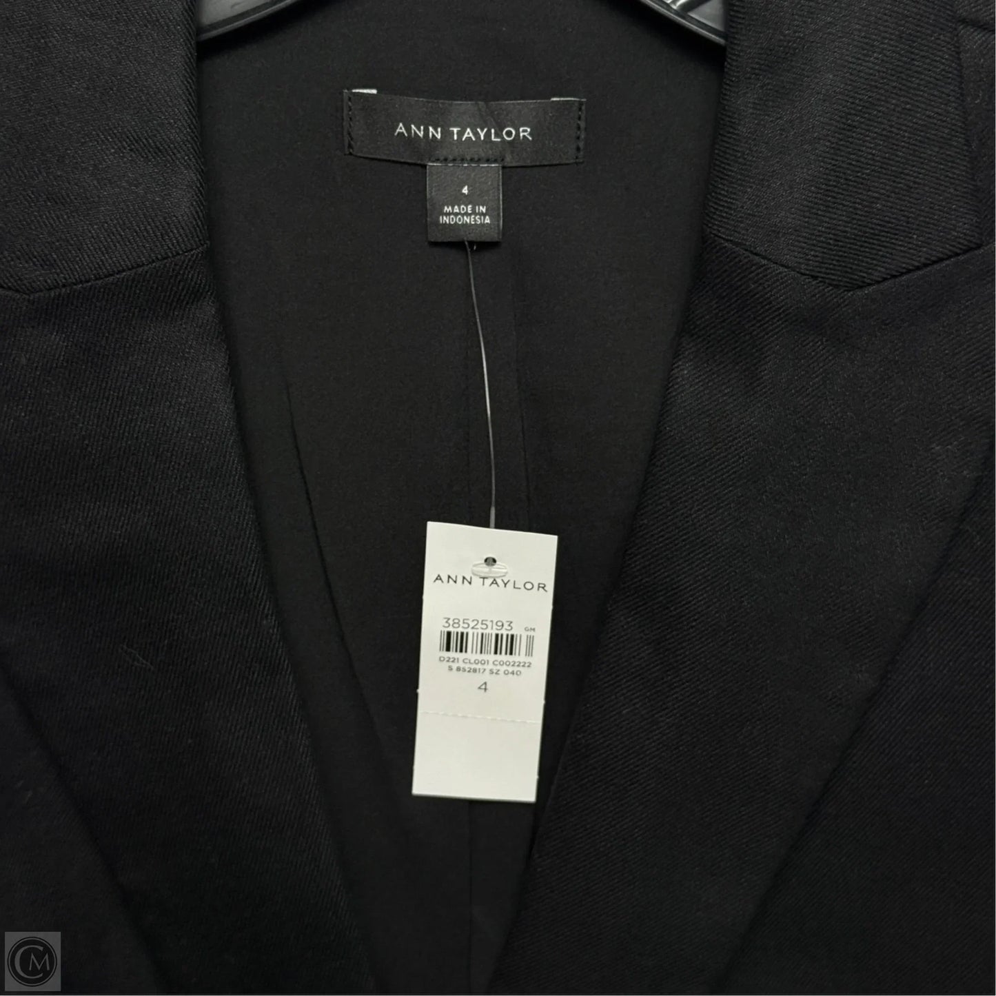 Cropped Blazer By Ann Taylor In Black, Size: 4