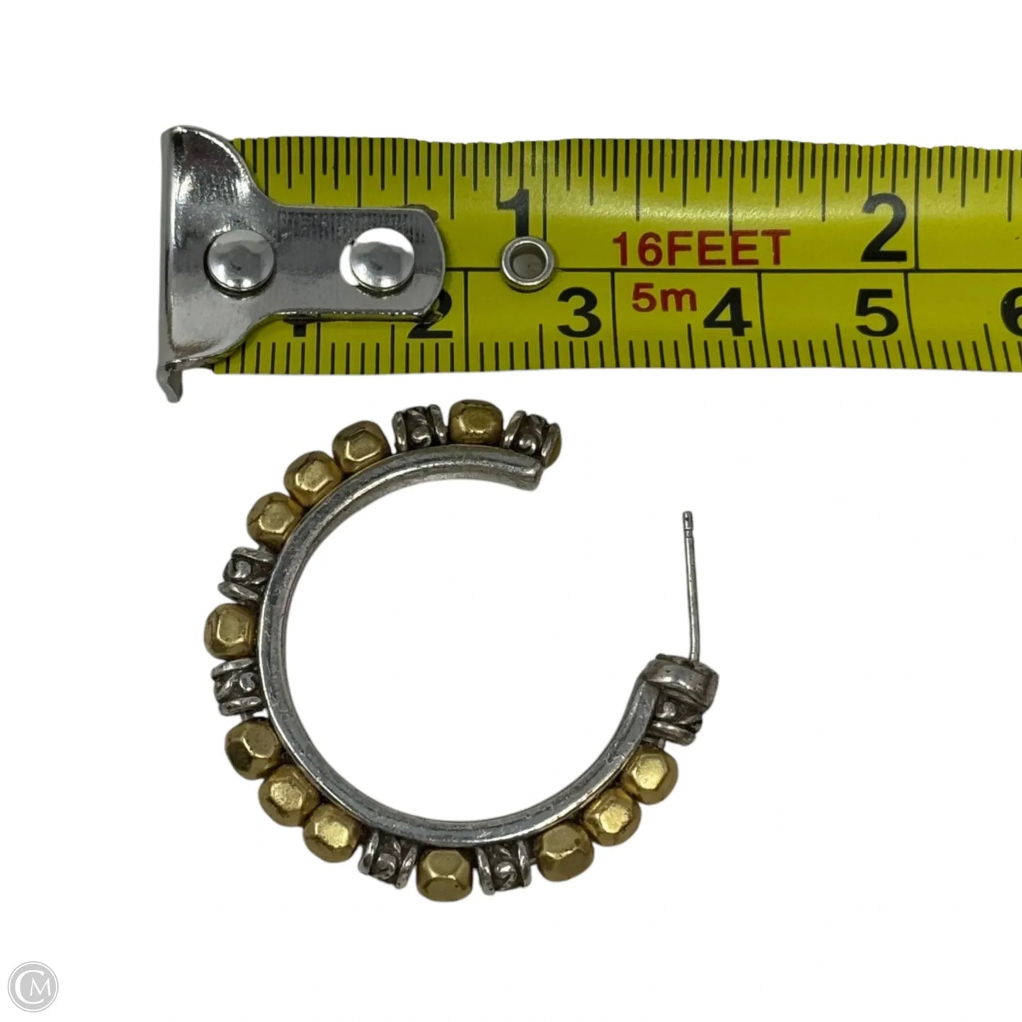 Two Tone Hoop Earrings