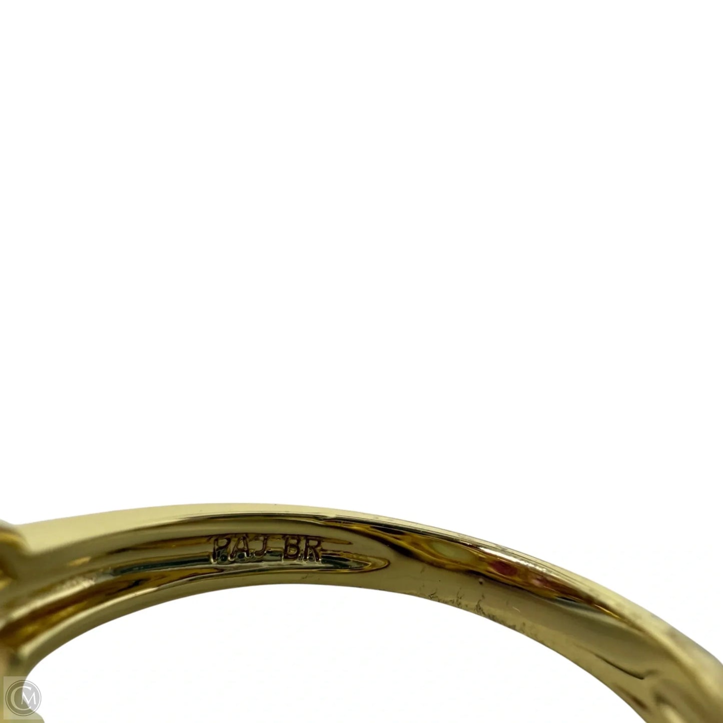 Brass, Pink Stone & Opal Ring By PAJ, Size: 7