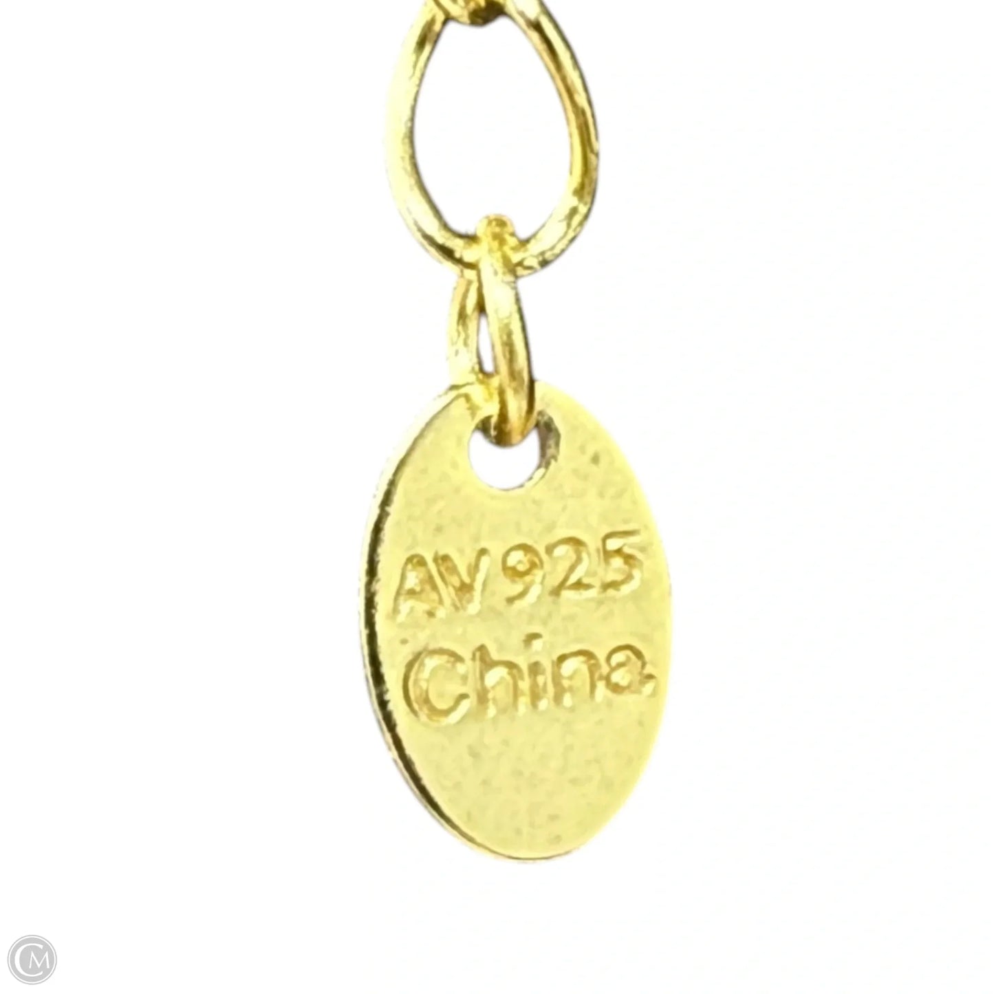Gold Over Sterling Silver Floating Heart Pendant Necklace