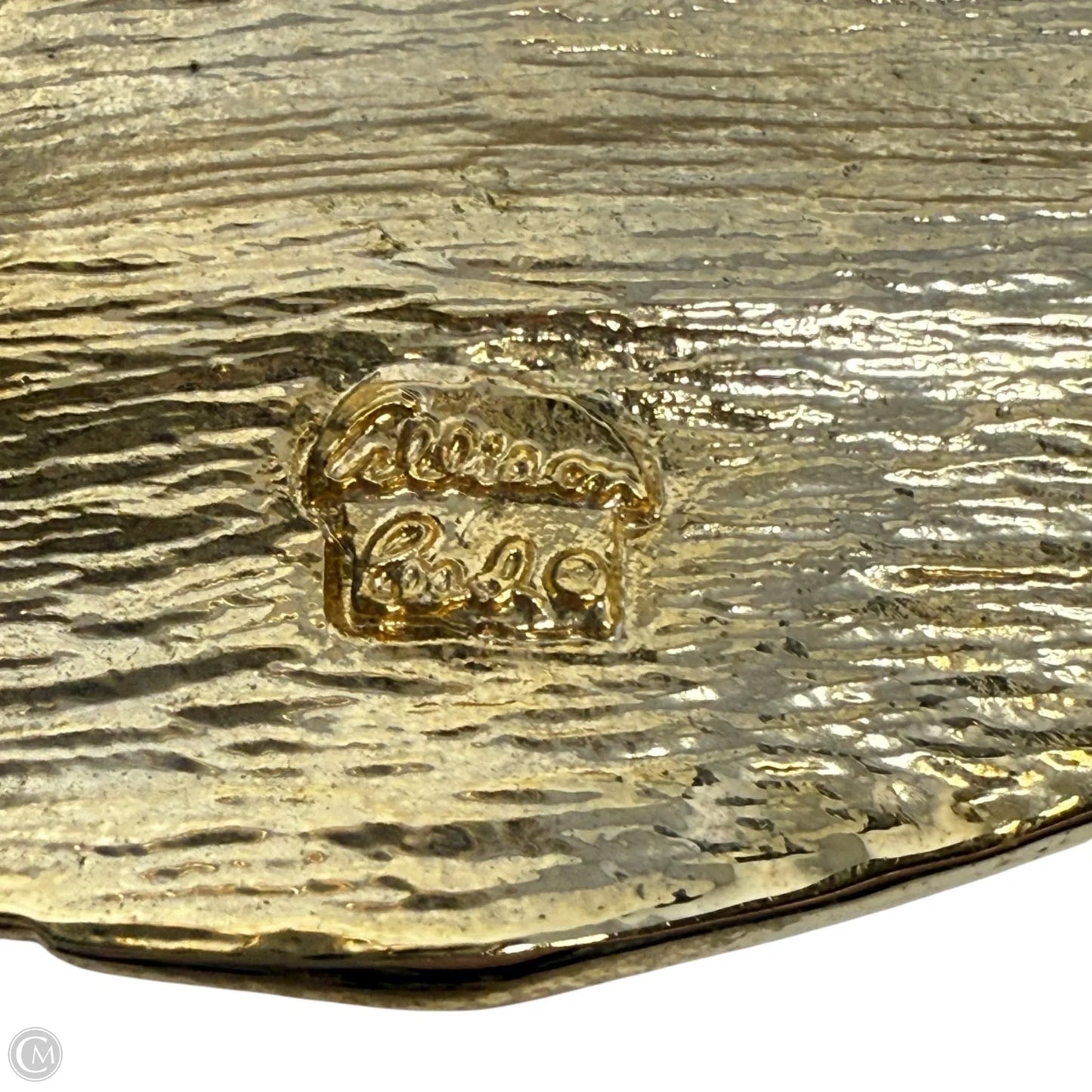 Gold Tone Leaf Pin By Allison Reed