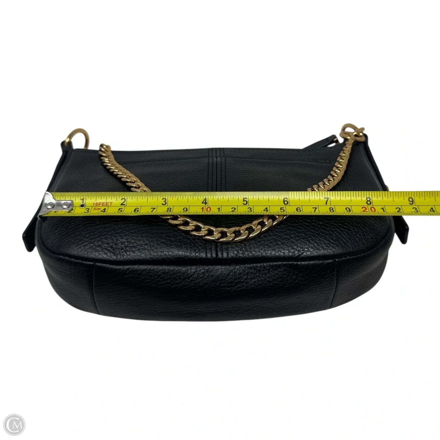 Chain Strap Mini Shoulder Handbag Leather By Fossil, Size: Small