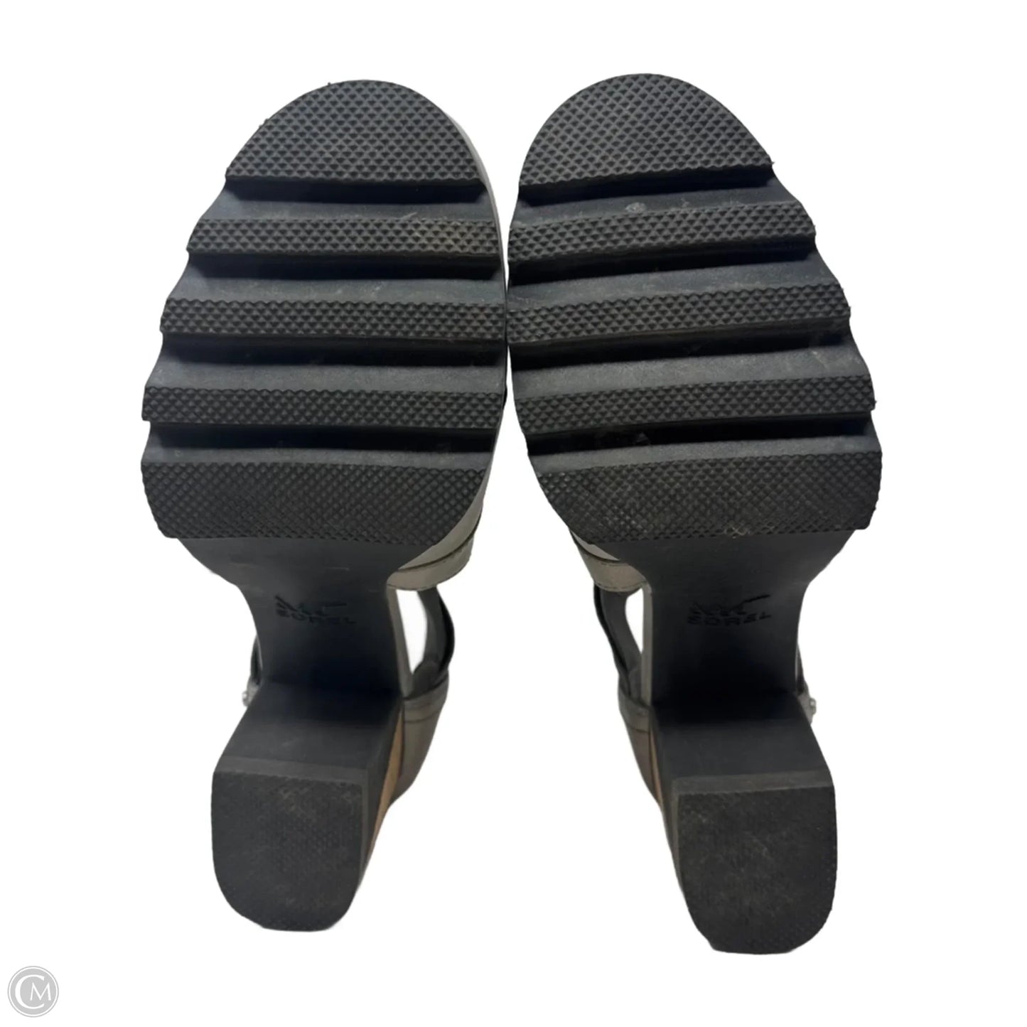 Addington Cutout Boots Ankle Heels By Sorel In Grey, Size: 9.5