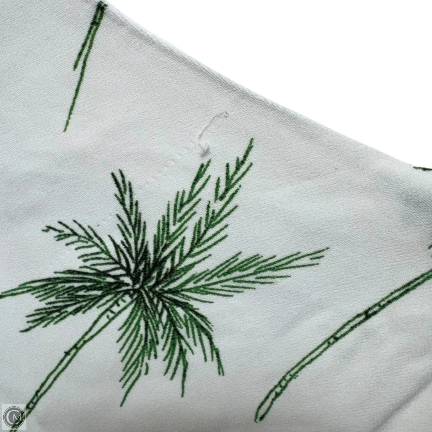 Spaghetti Strap Crossback Slip Dress Designer By Milly In Palm Tree Print, Size: 6