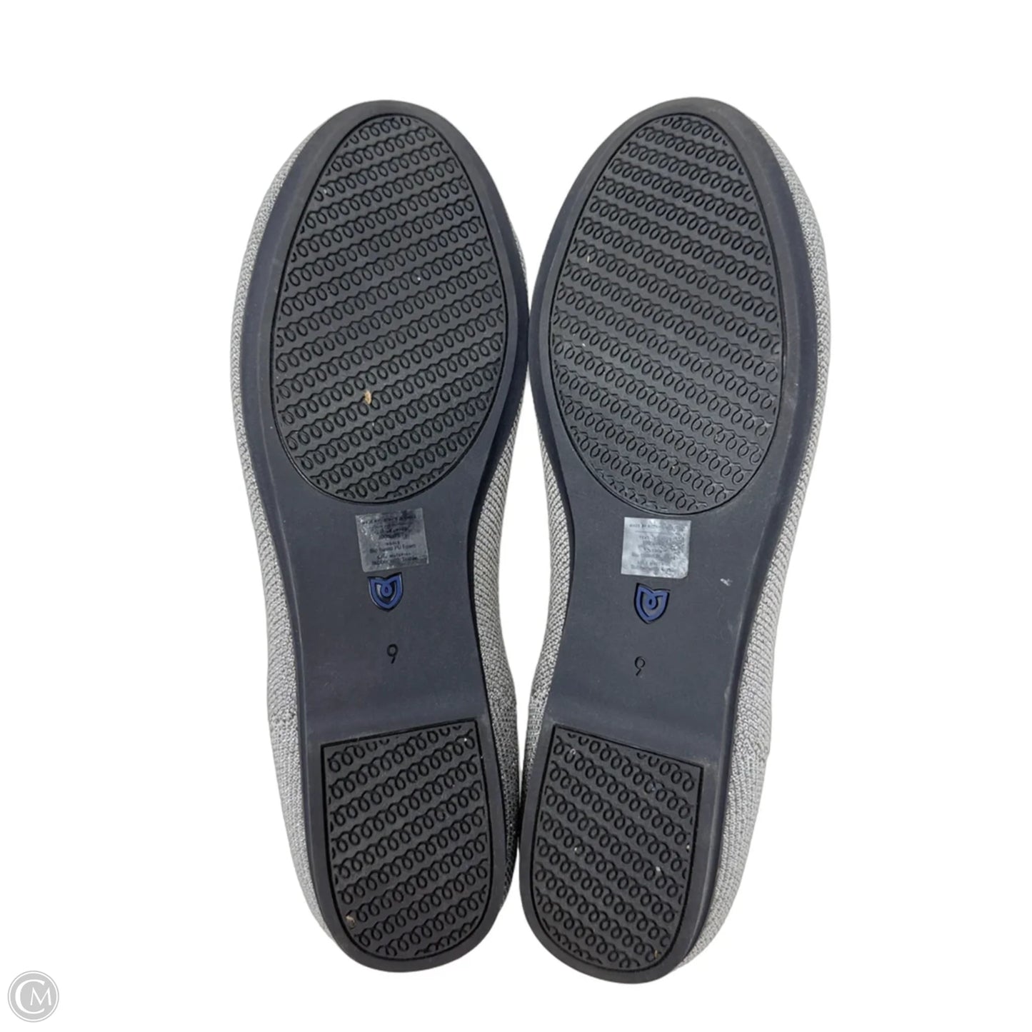 The Flats By Rothys In Metallic Silver, Size: 9