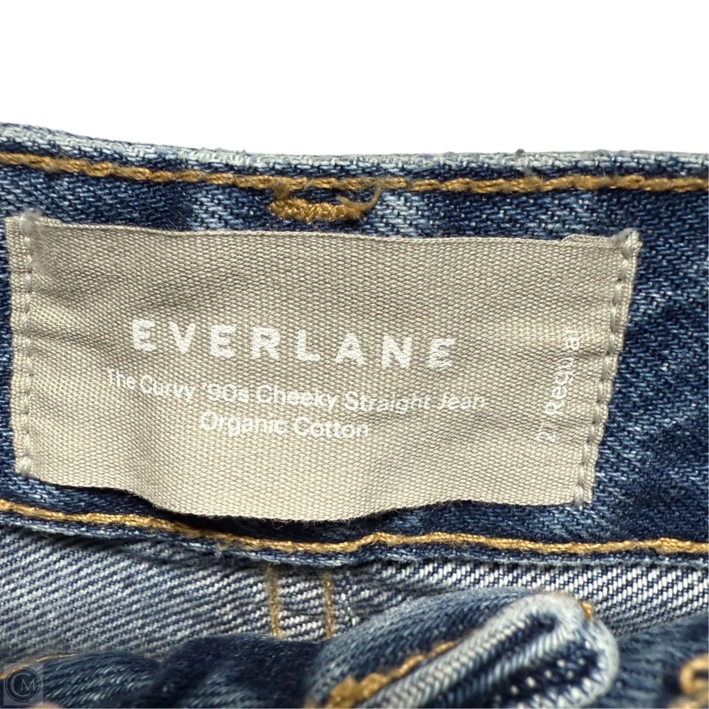 The Curvy 90’s Cheeky Straight Jeans By Everlane In Blue Denim, Size: 4