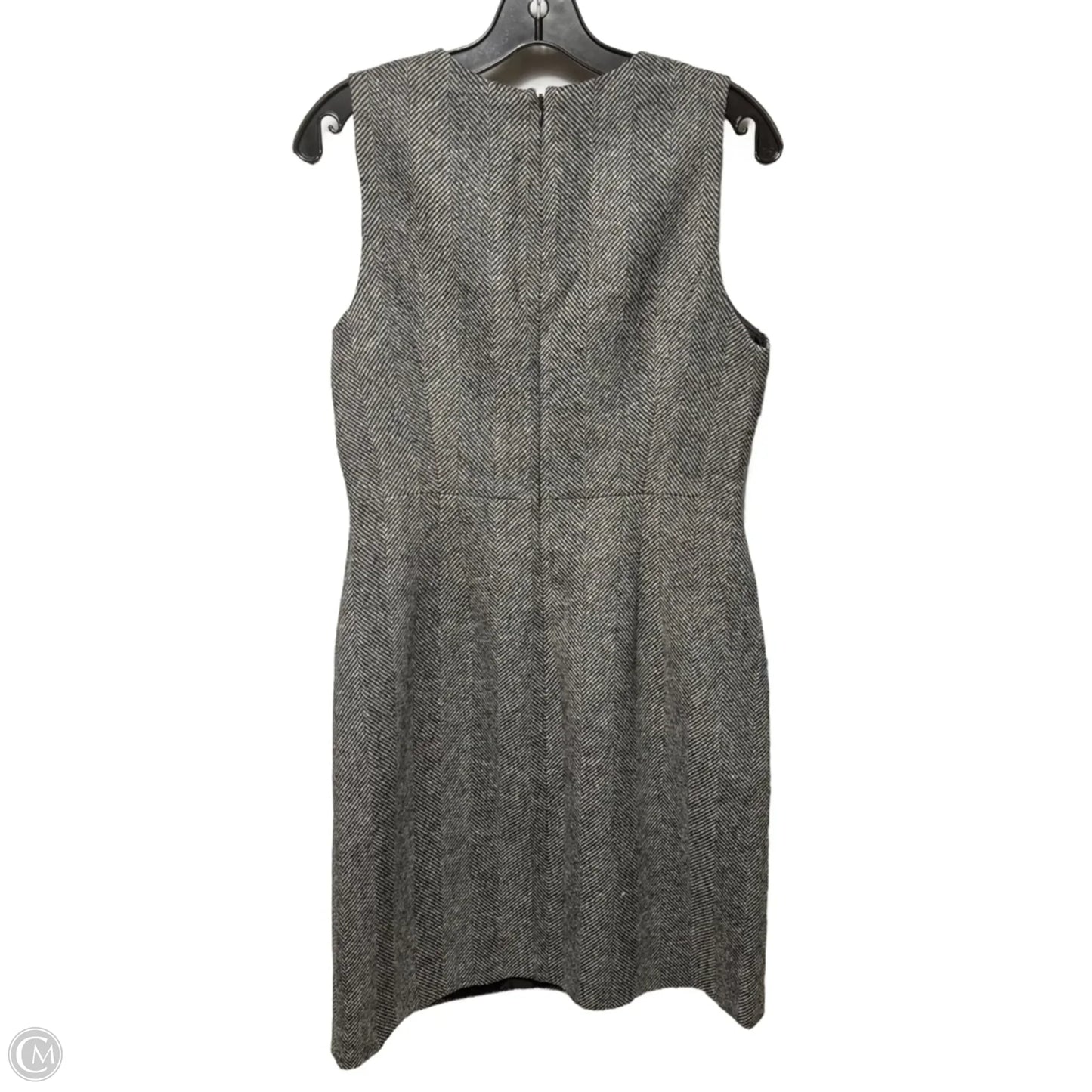 Lucia Wool Dress By Hobbs In Black & Cream, Size: 8