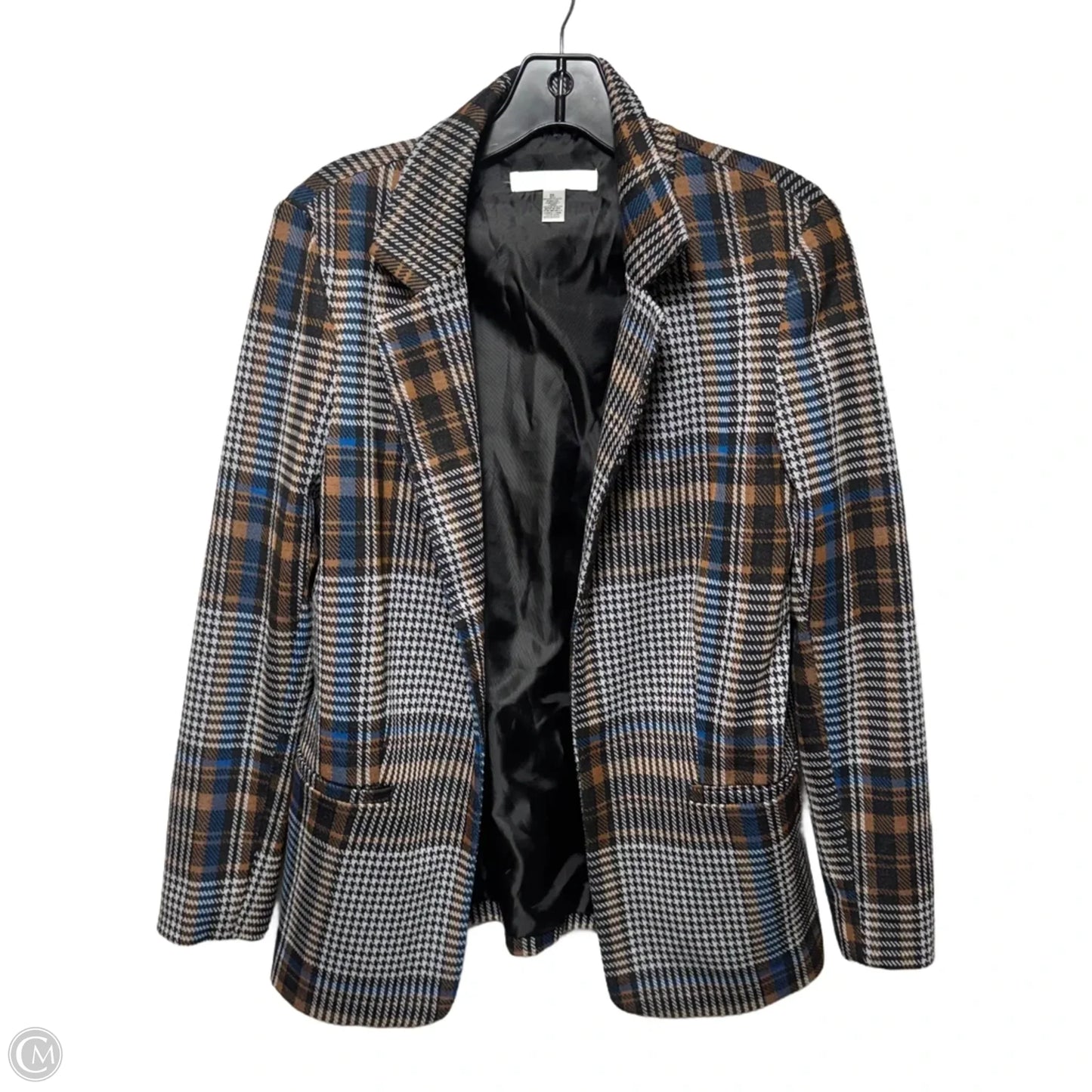 Blazer By Ava & Esme In Checkered Pattern, Size: XS