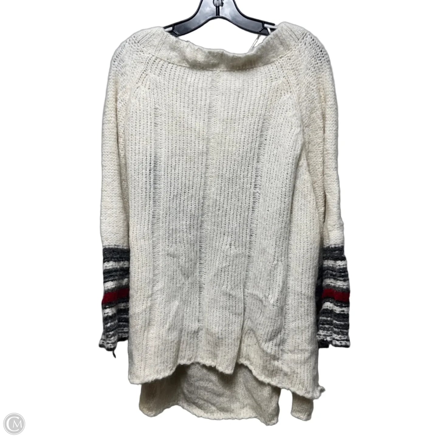 Sweater By Free People In Black & Cream, Size: Xs