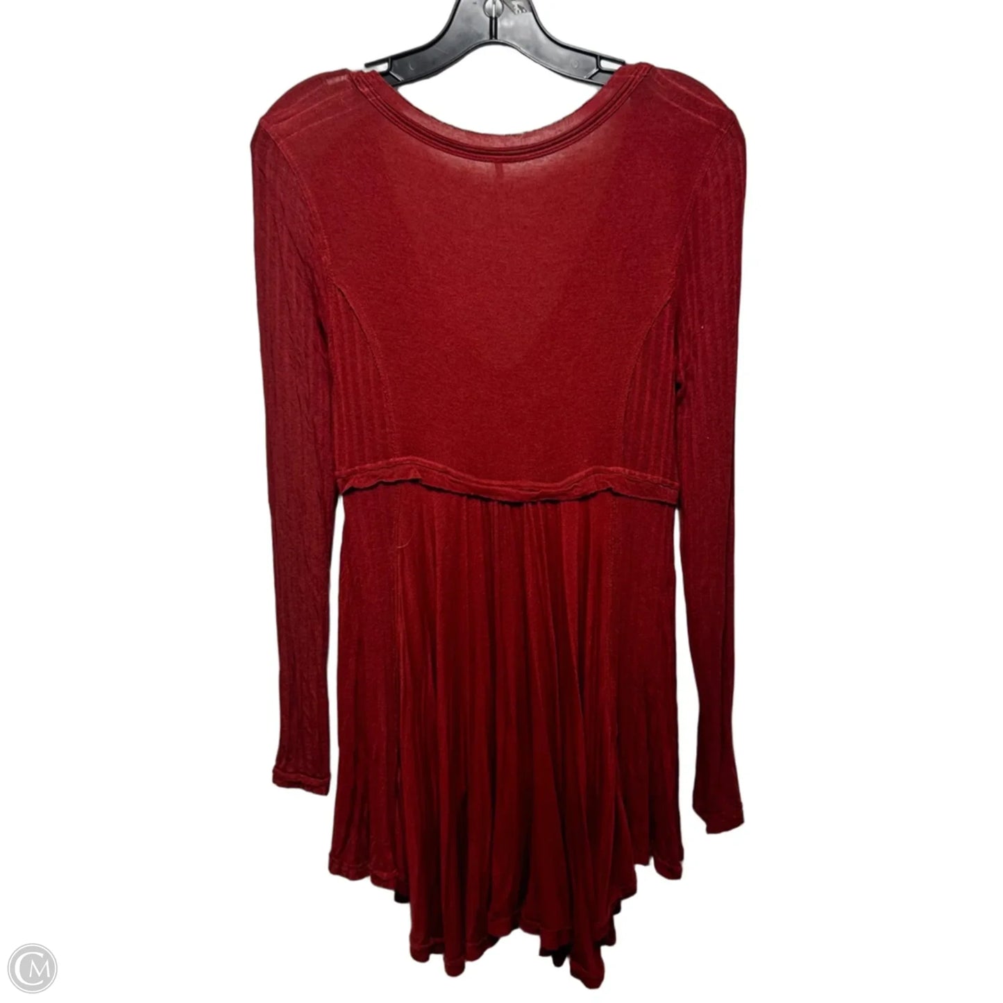 Tunic Long Sleeve By Free People In Rust, Size: S