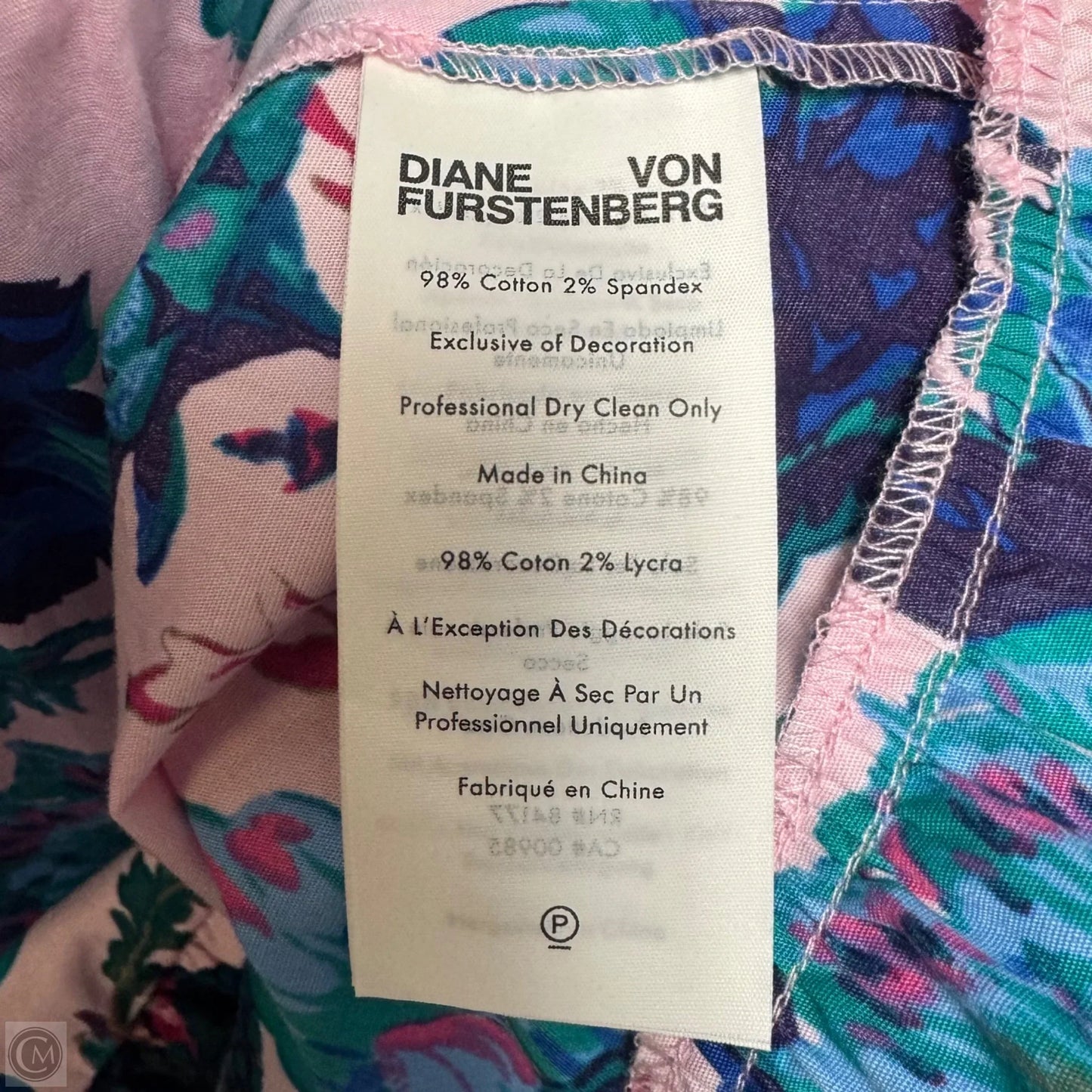 Frankie Maxi Dress Designer By Diane Von Furstenberg In Floral Print, Size: 00