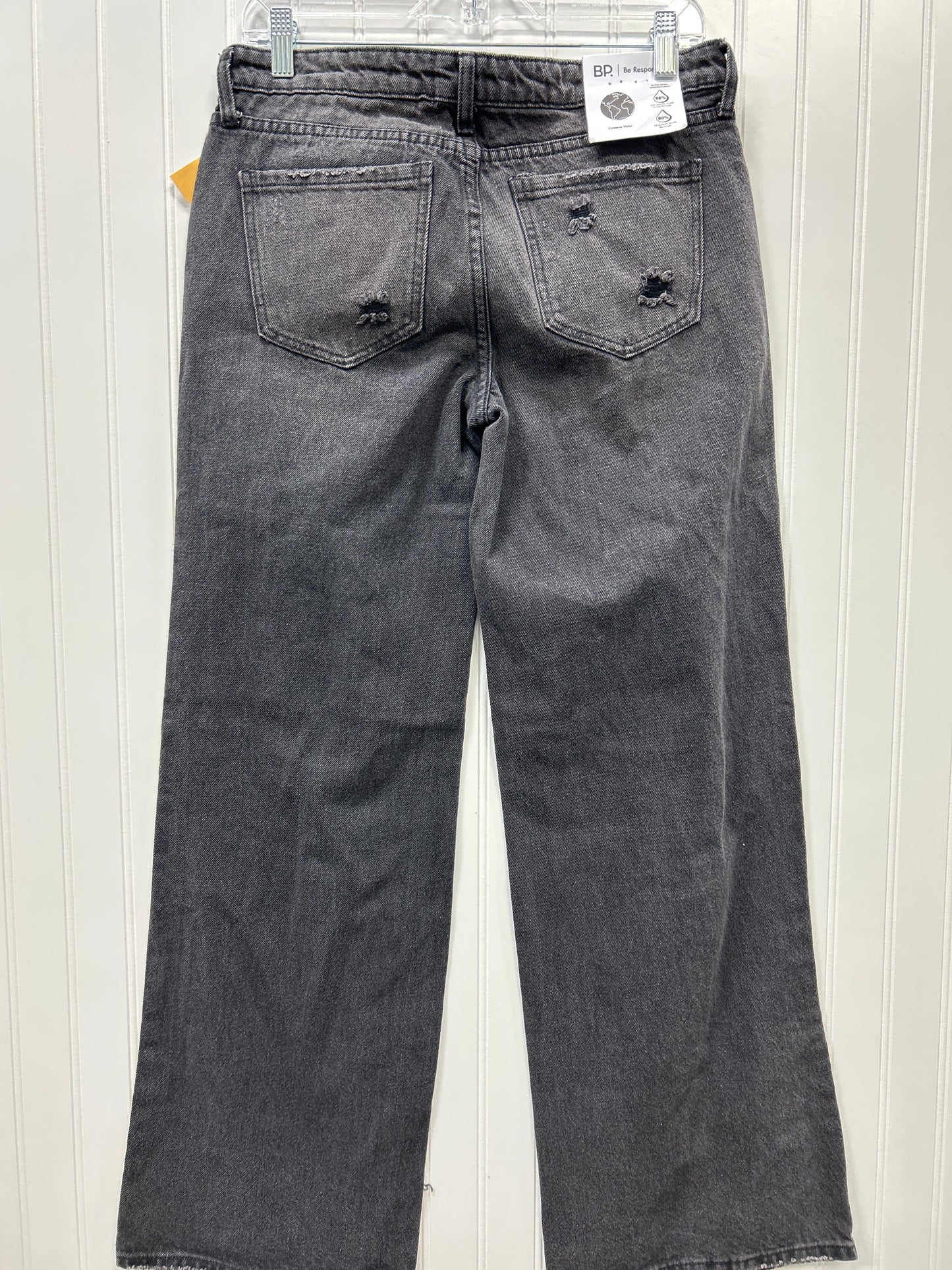 Jeans Wide Leg By Bp In Black Denim, Size:6