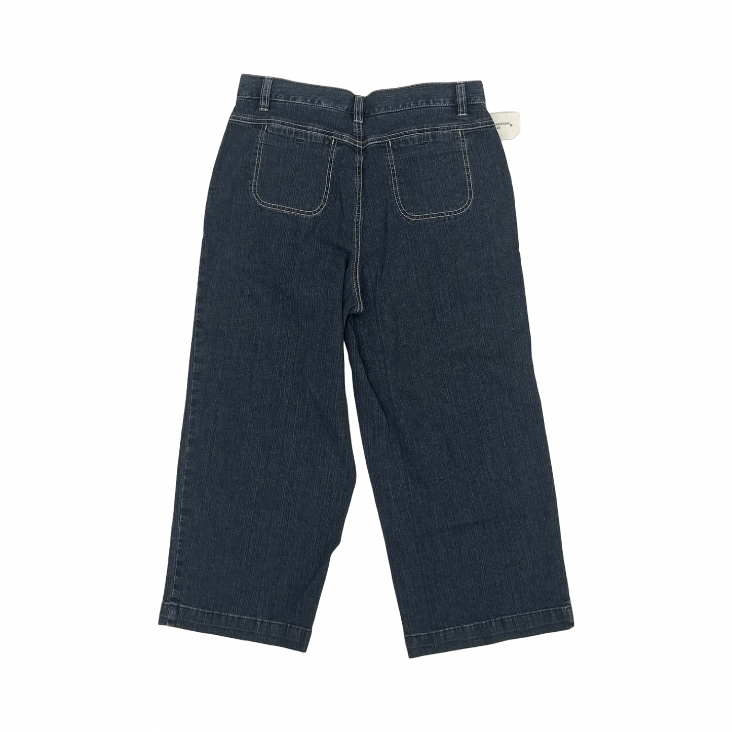 Jeans Cropped By Liz Claiborne In Blue Denim, Size:8P