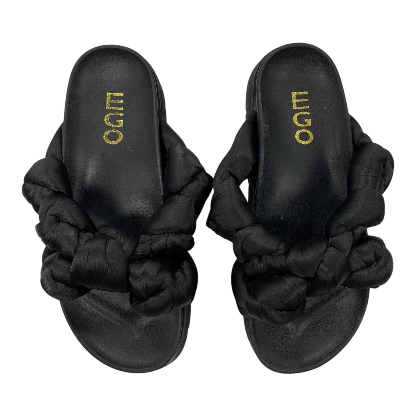 Sandals Flats By ego In Black, Size:5