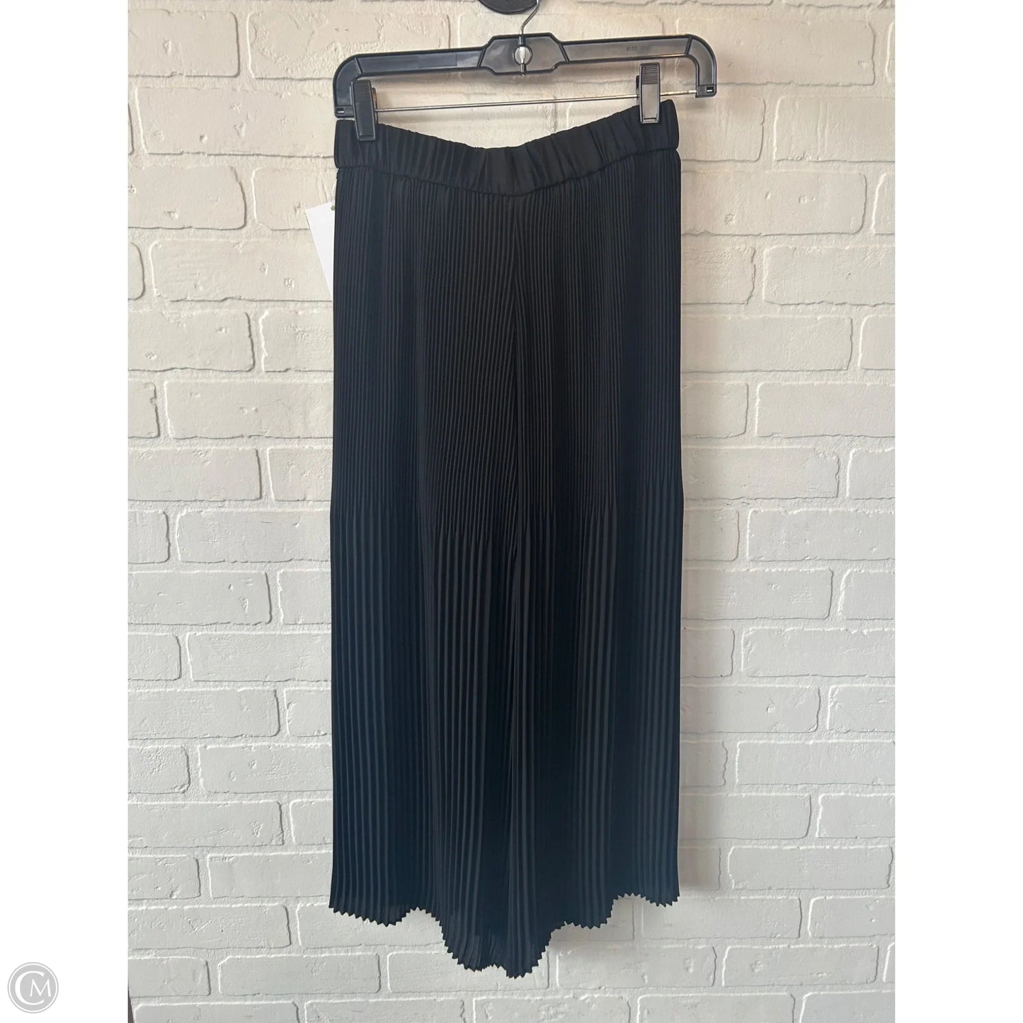 Pants Cropped By Zara In Black, Size: S