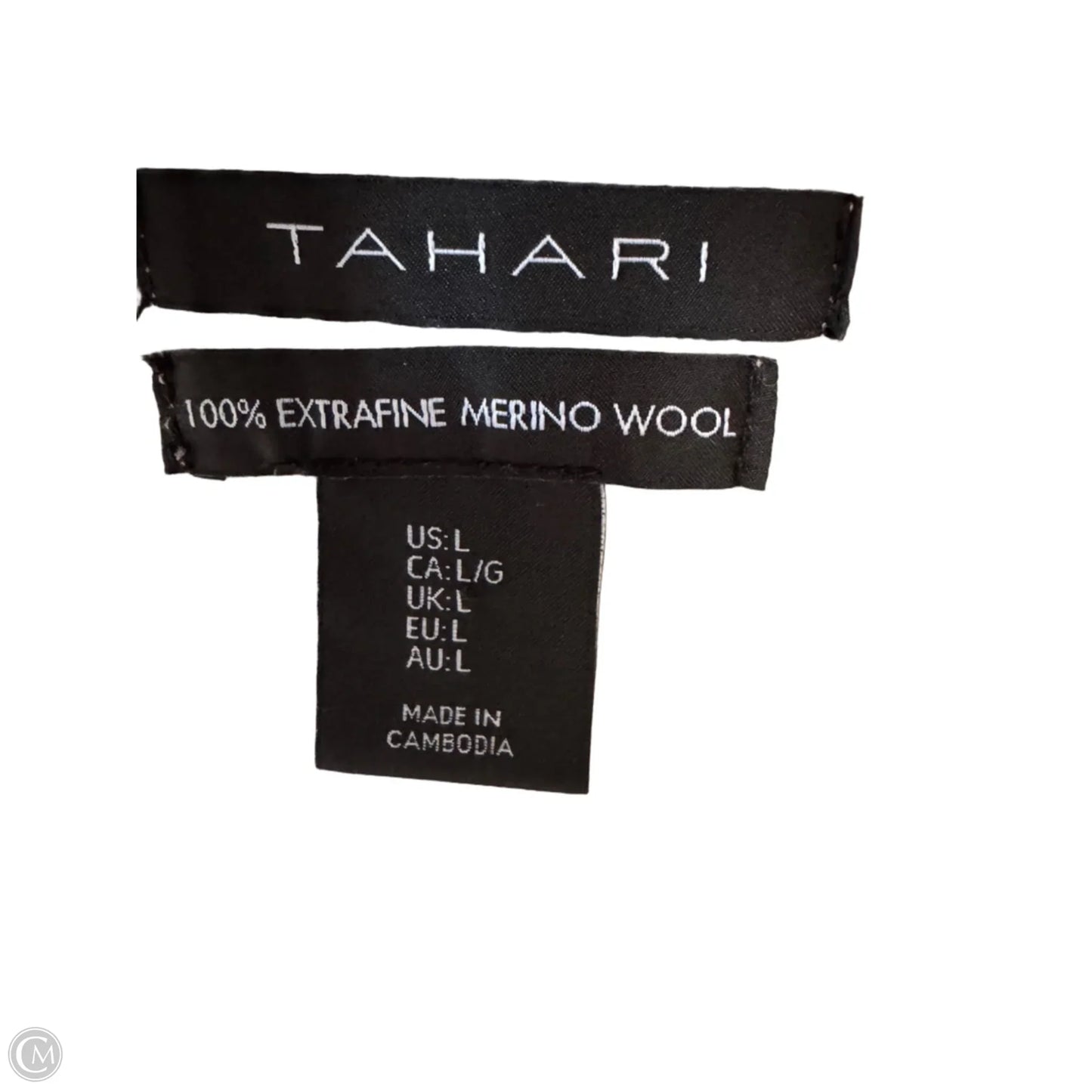 Vest Sweater By Tahari In Tan, Size: L