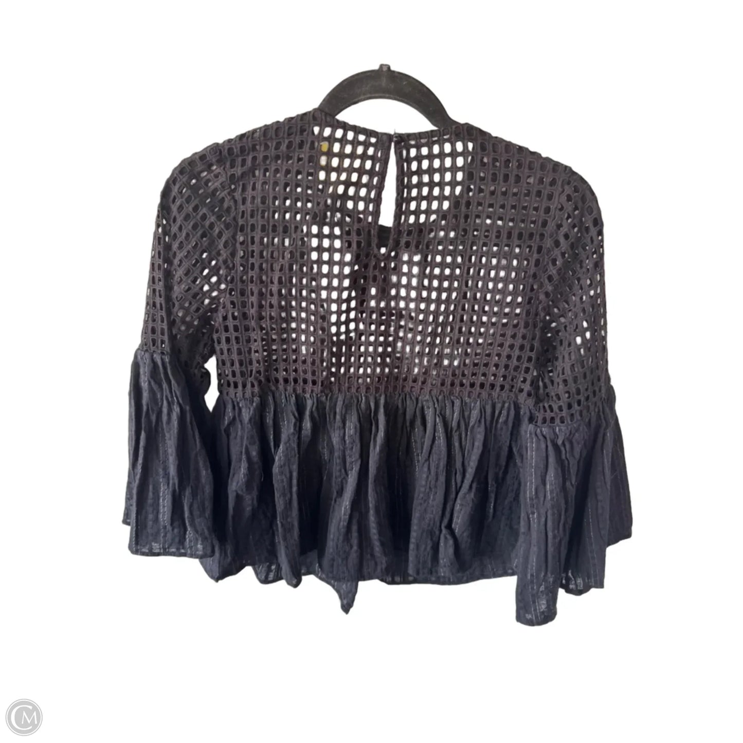 Top 3/4 Sleeve By Maeve In Black, Size: Xs