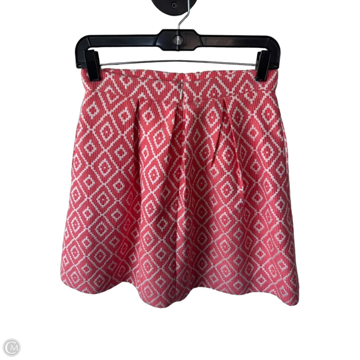 Skirt Mini & Short By Hutch In Orange & White, Size: 4p