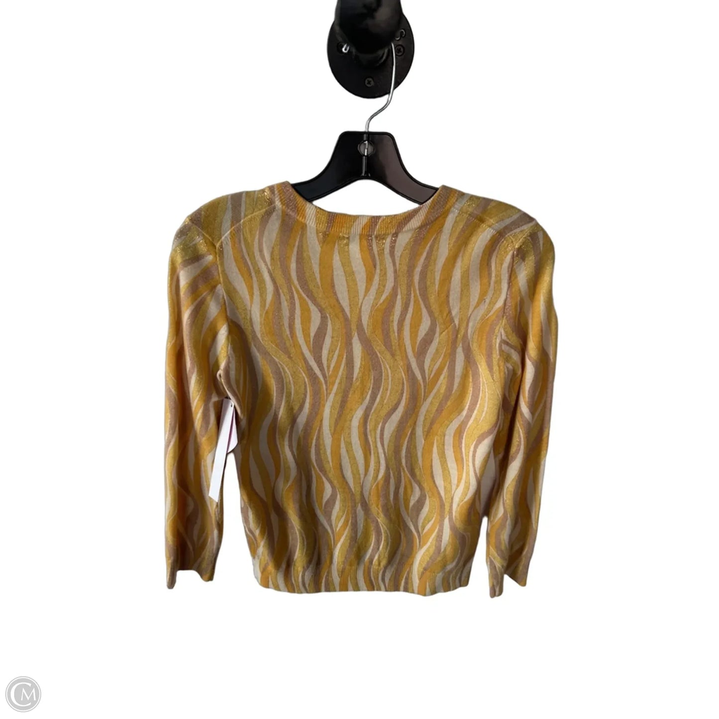 Sweater Cardigan By J. Crew In Yellow, Size: S
