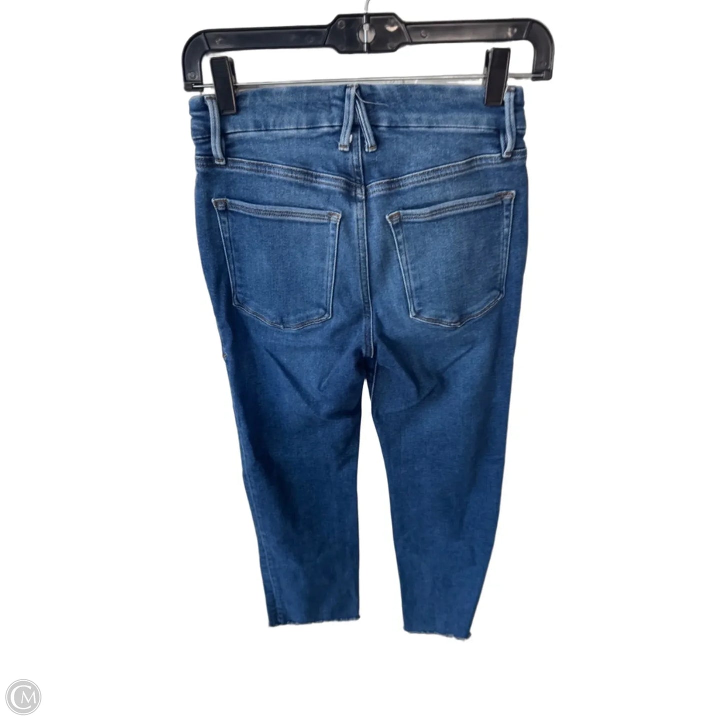 Jeans Straight By Good American In Blue Denim, Size: 6