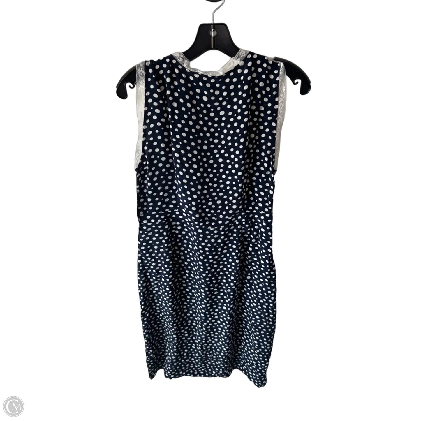 Dress Casual Midi By J. Crew In Blue & White, Size: L