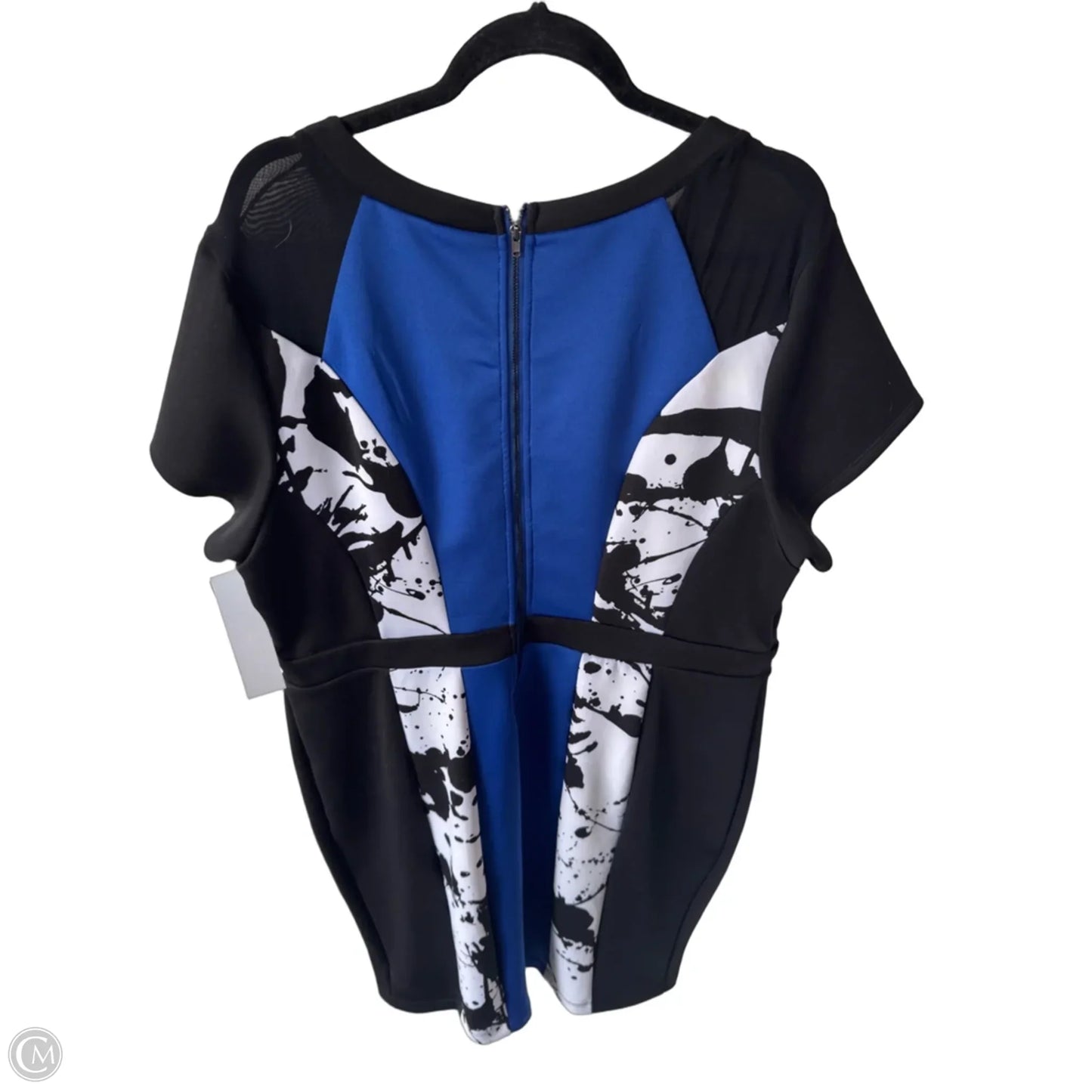 Dress Work By Torrid In Black & Blue, Size: 3x