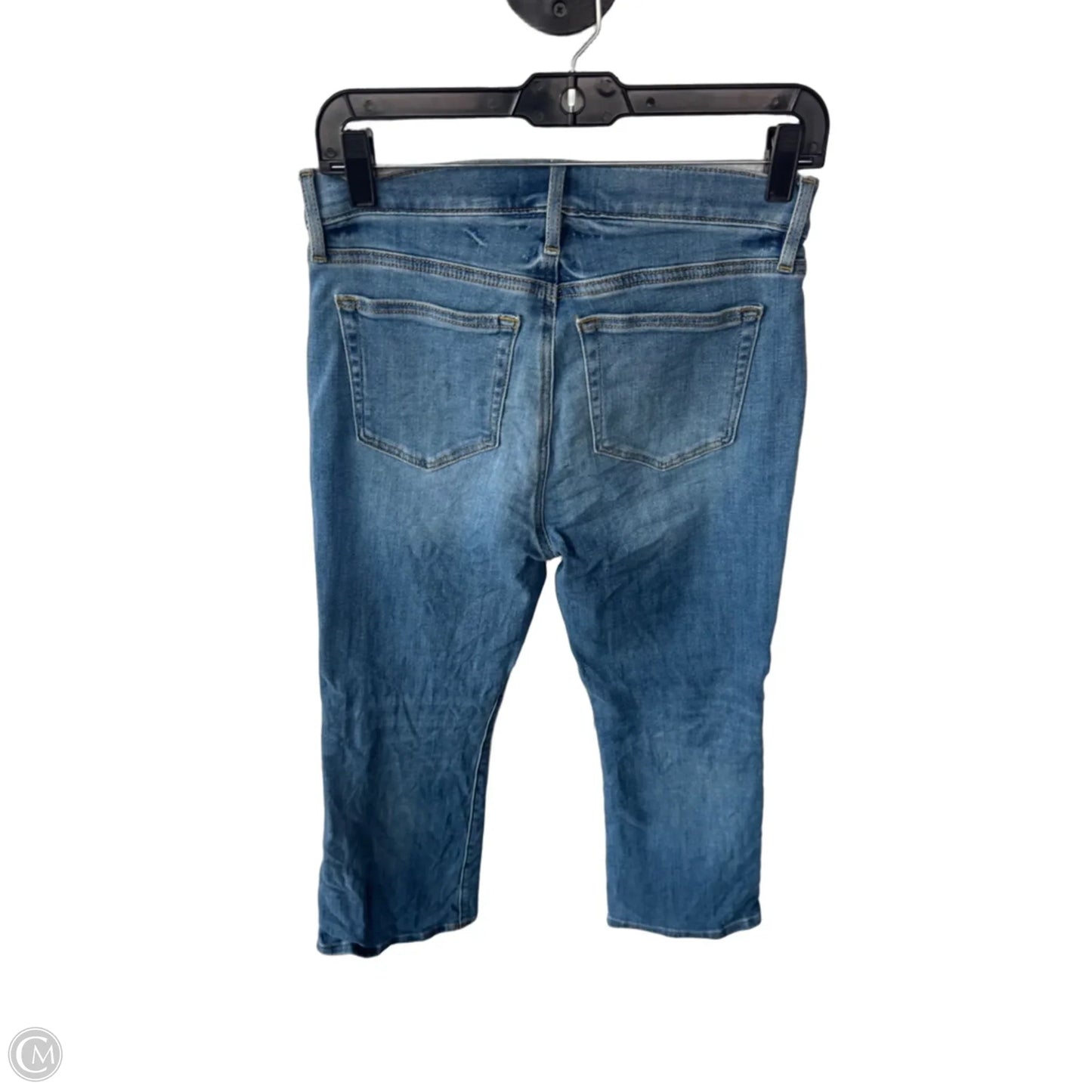 Jeans Cropped By Loft In Blue Denim, Size: 4