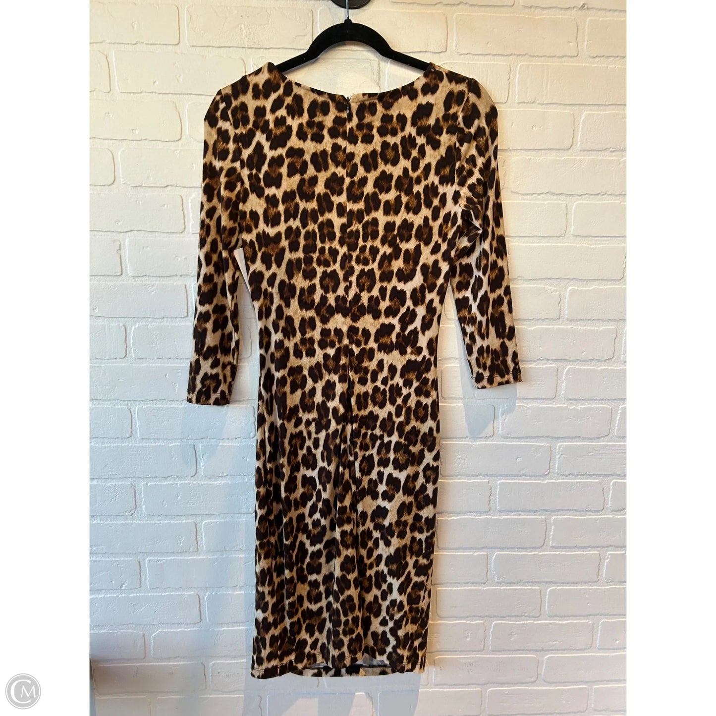 Dress Work By Jennifer Lopez In Animal Print, Size: S