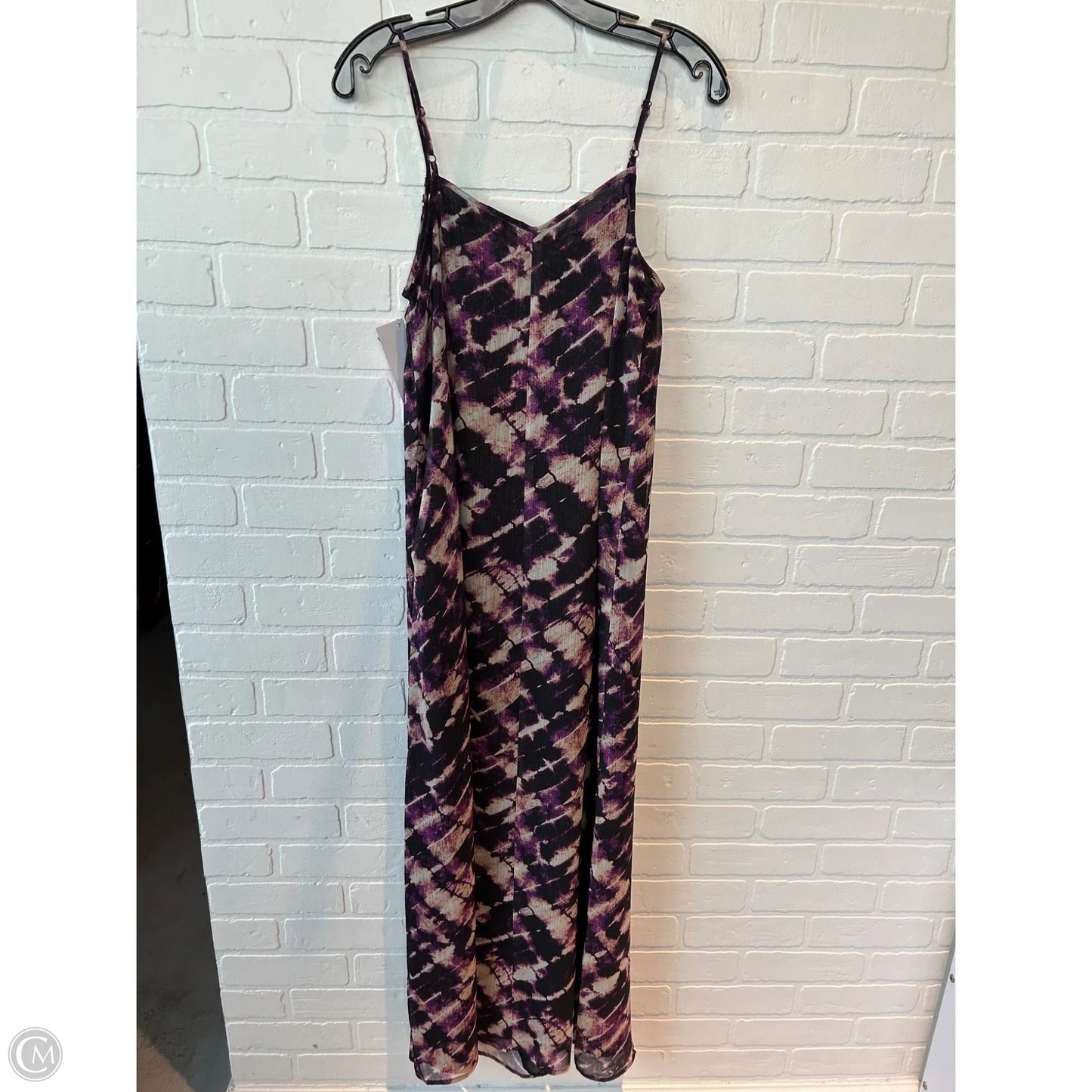 Dress Casual Maxi By Venus In Black & Purple, Size: S