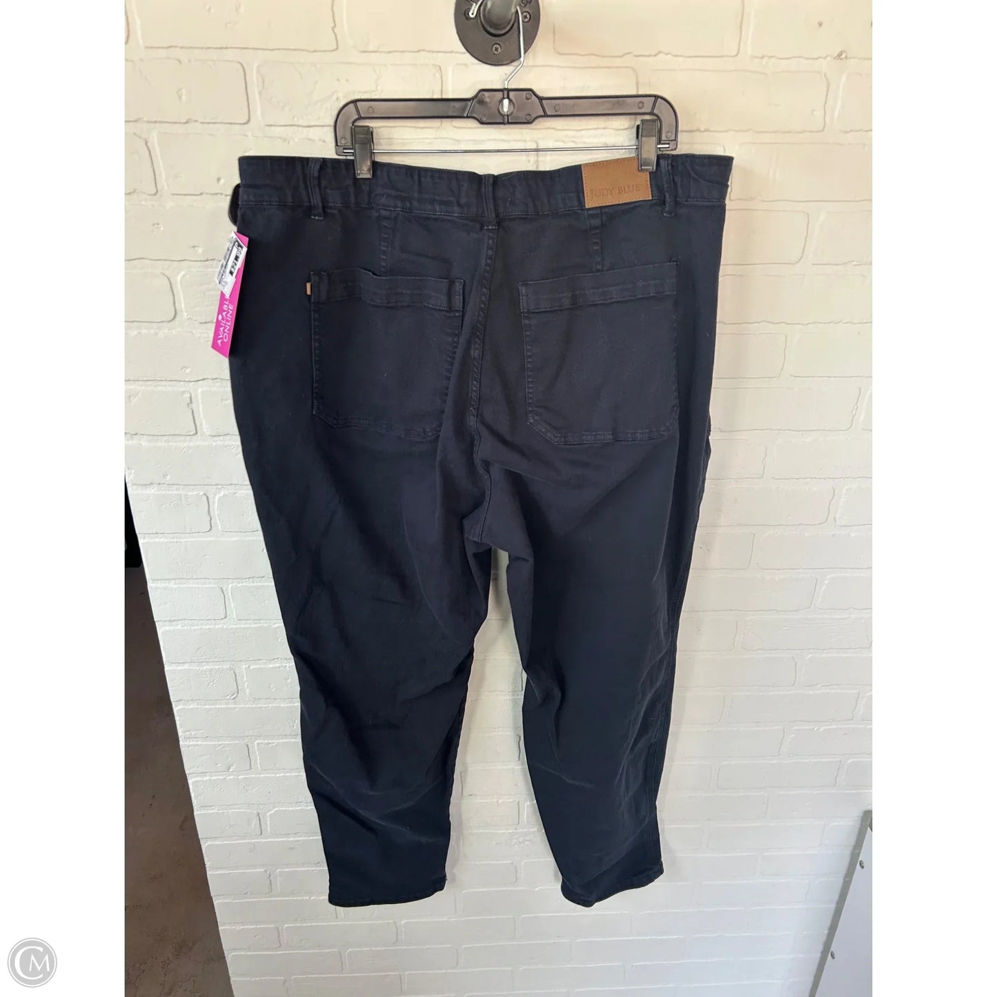 Jeans Straight By Judy Blue In Blue Denim, Size: 22