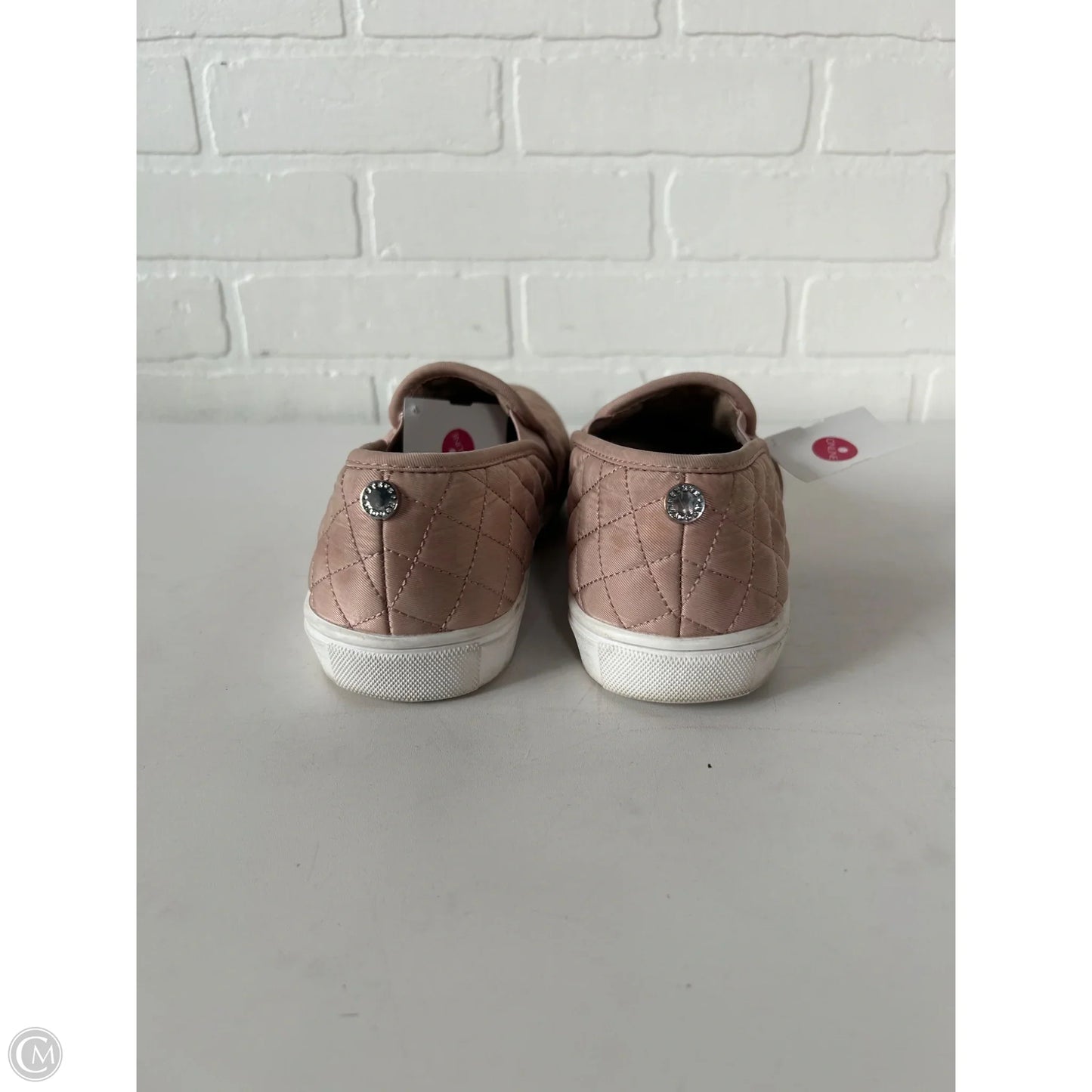 Shoes Flats By Steve Madden In Pink & White, Size: 10