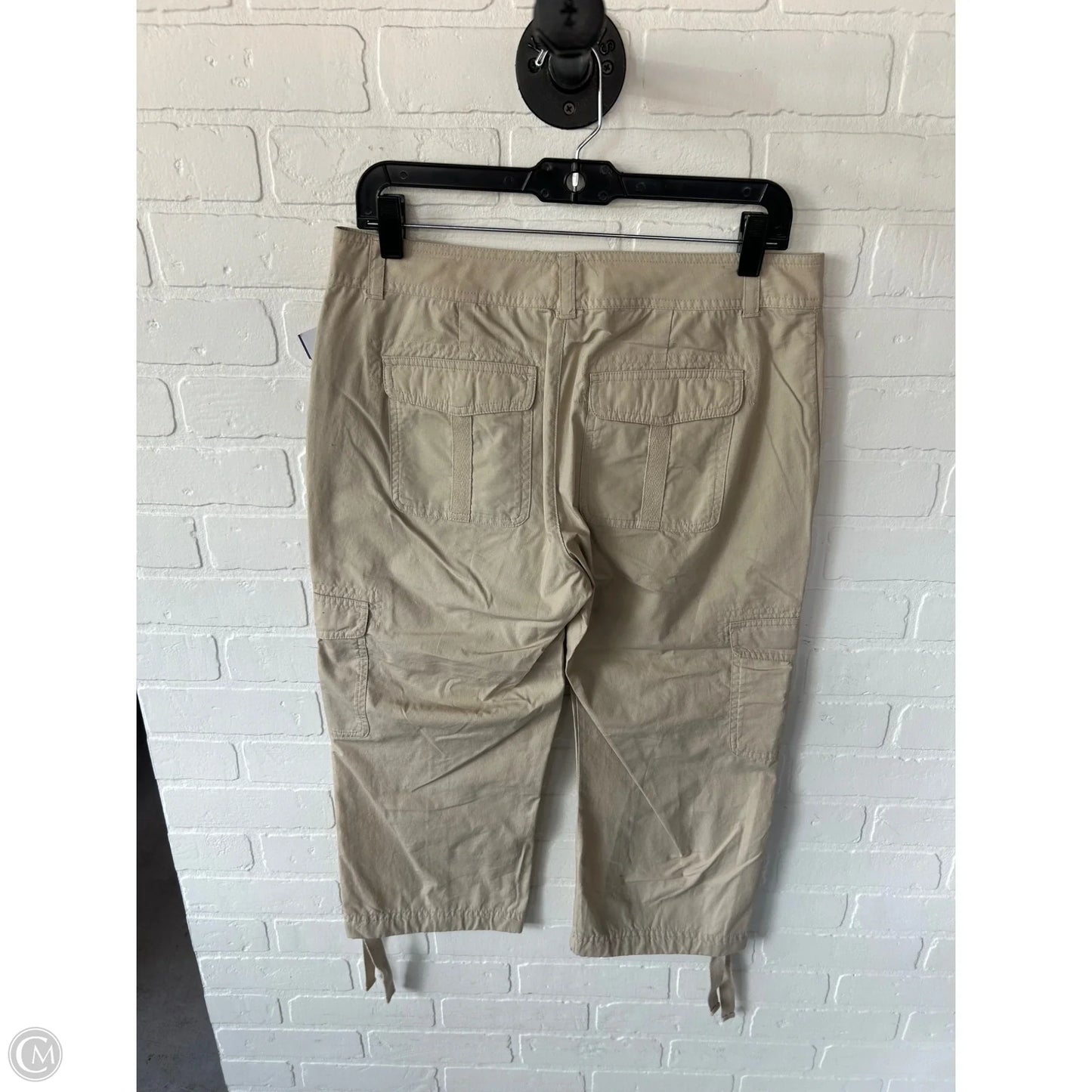 Pants Cropped By Chaps In Tan, Size: 4