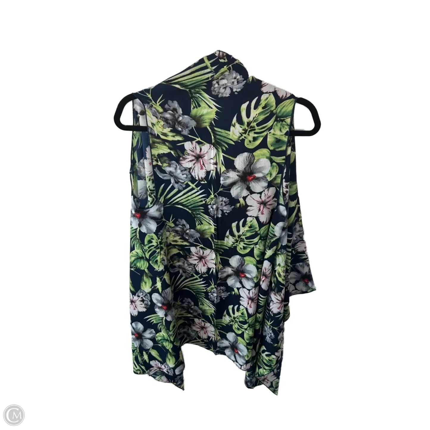 Kimono By Clothes Mentor In Blue & Green, Size: Osfm