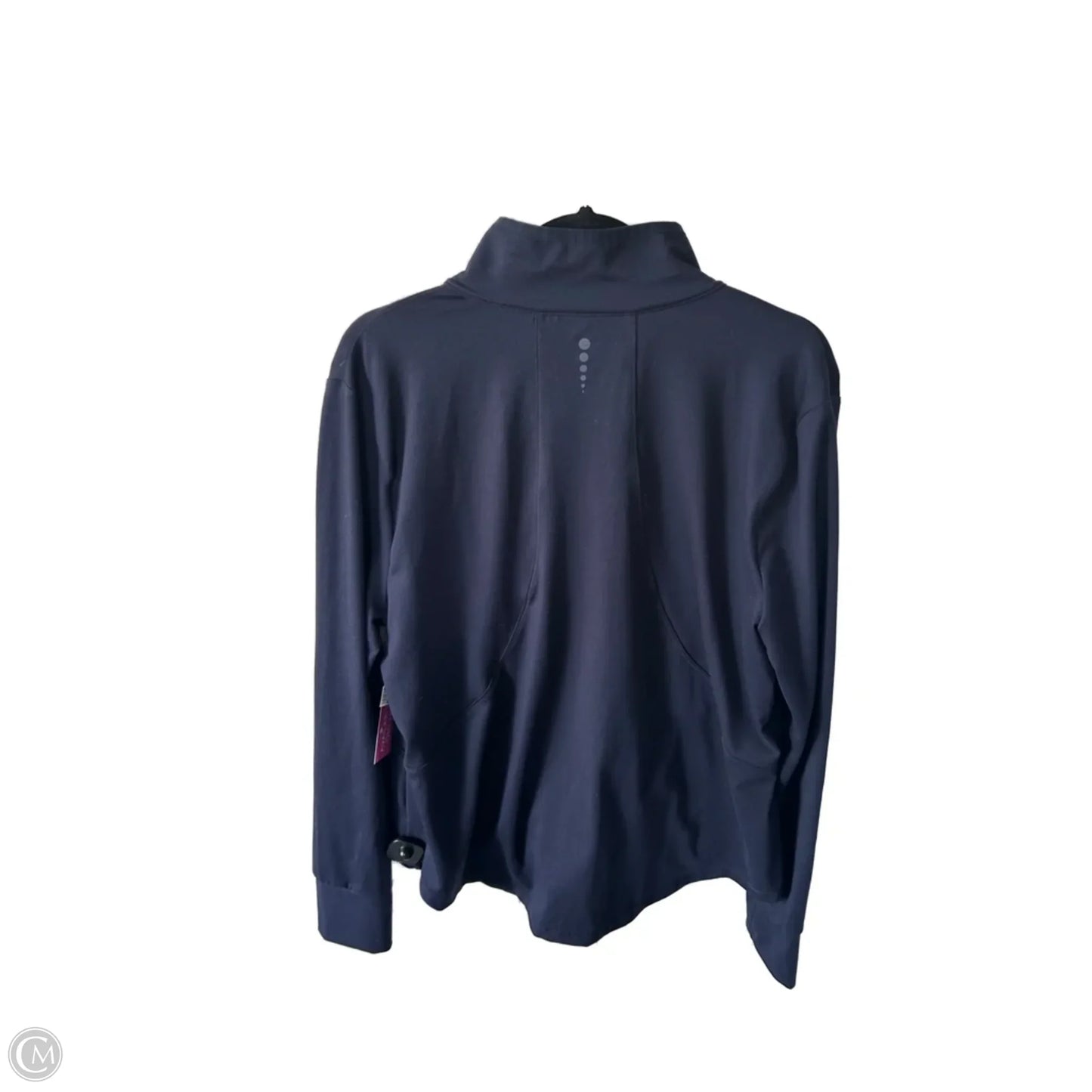 Sweatshirt Collar By Talbots In Navy, Size: Xl