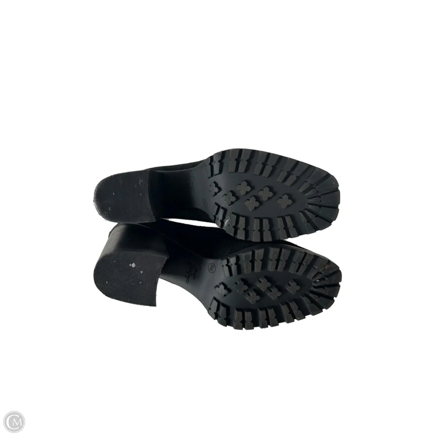 Shoes Heels Block By Crown Vintage In Black, Size: 8