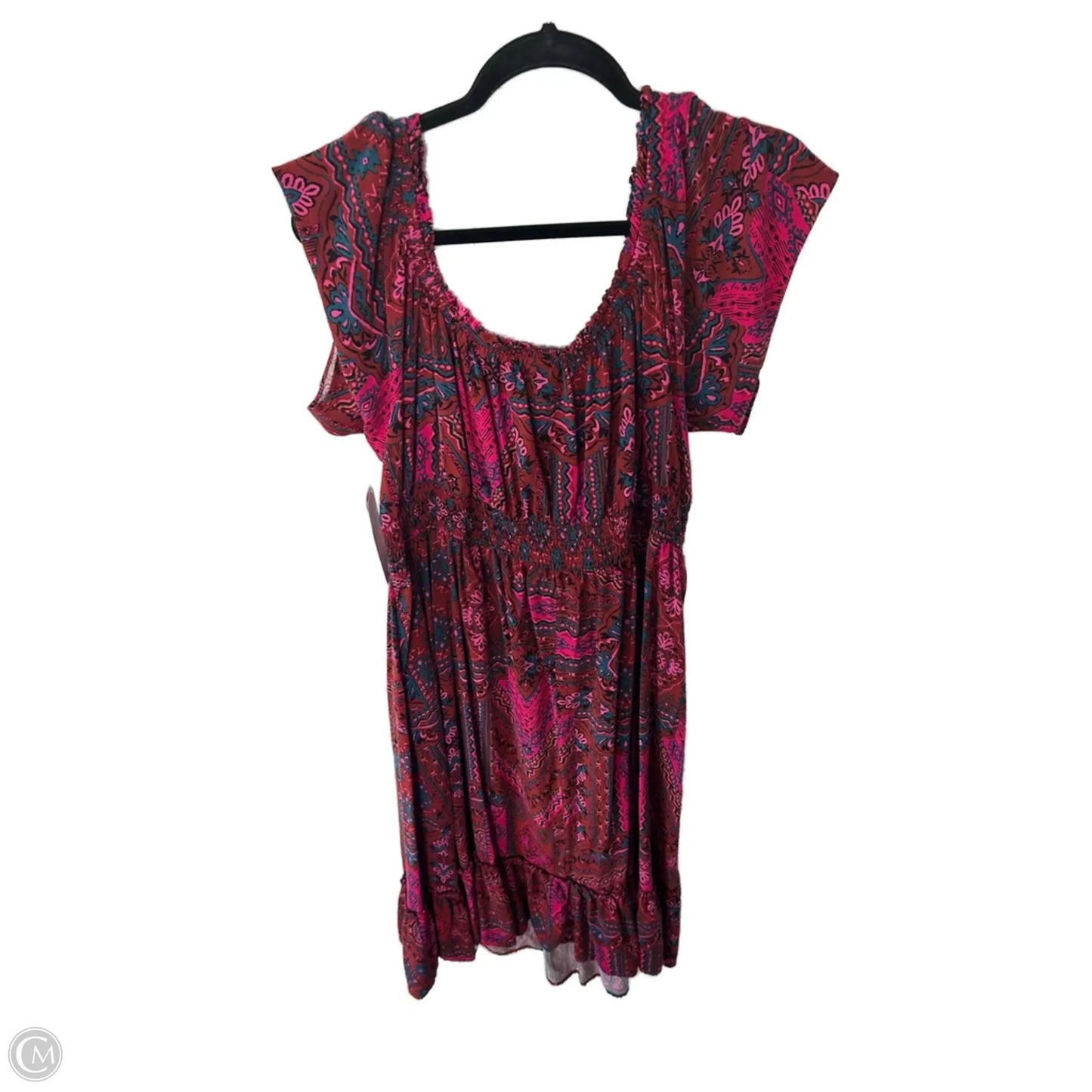 Dress Casual Maxi By Torrid In Brown & Pink, Size: 2x