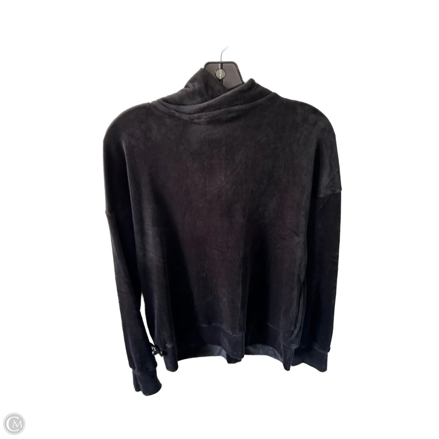 Athletic Jacket By Spyder In Black & Blue, Size: M