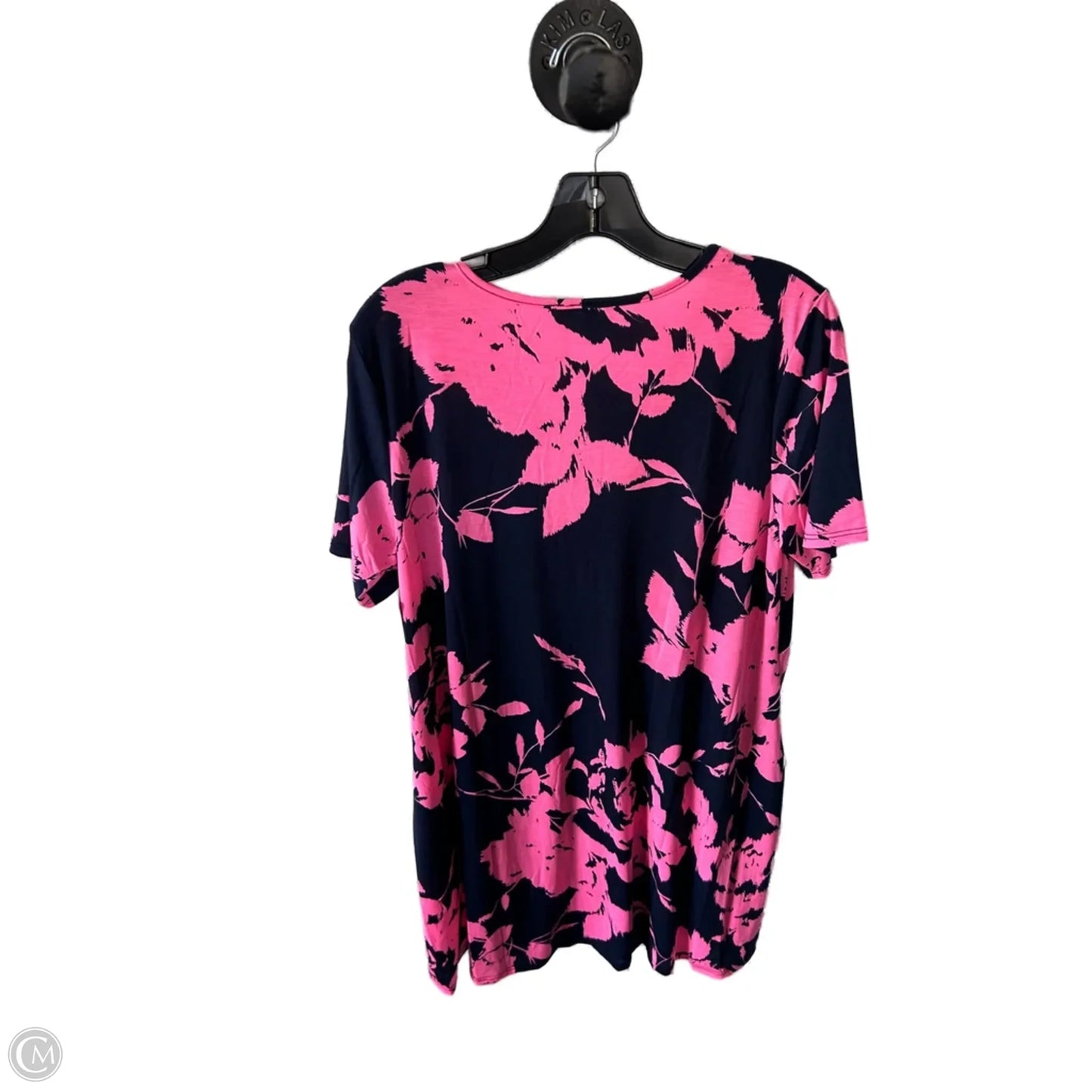 Dress Casual Short By Clothes Mentor In Blue & Pink, Size: L