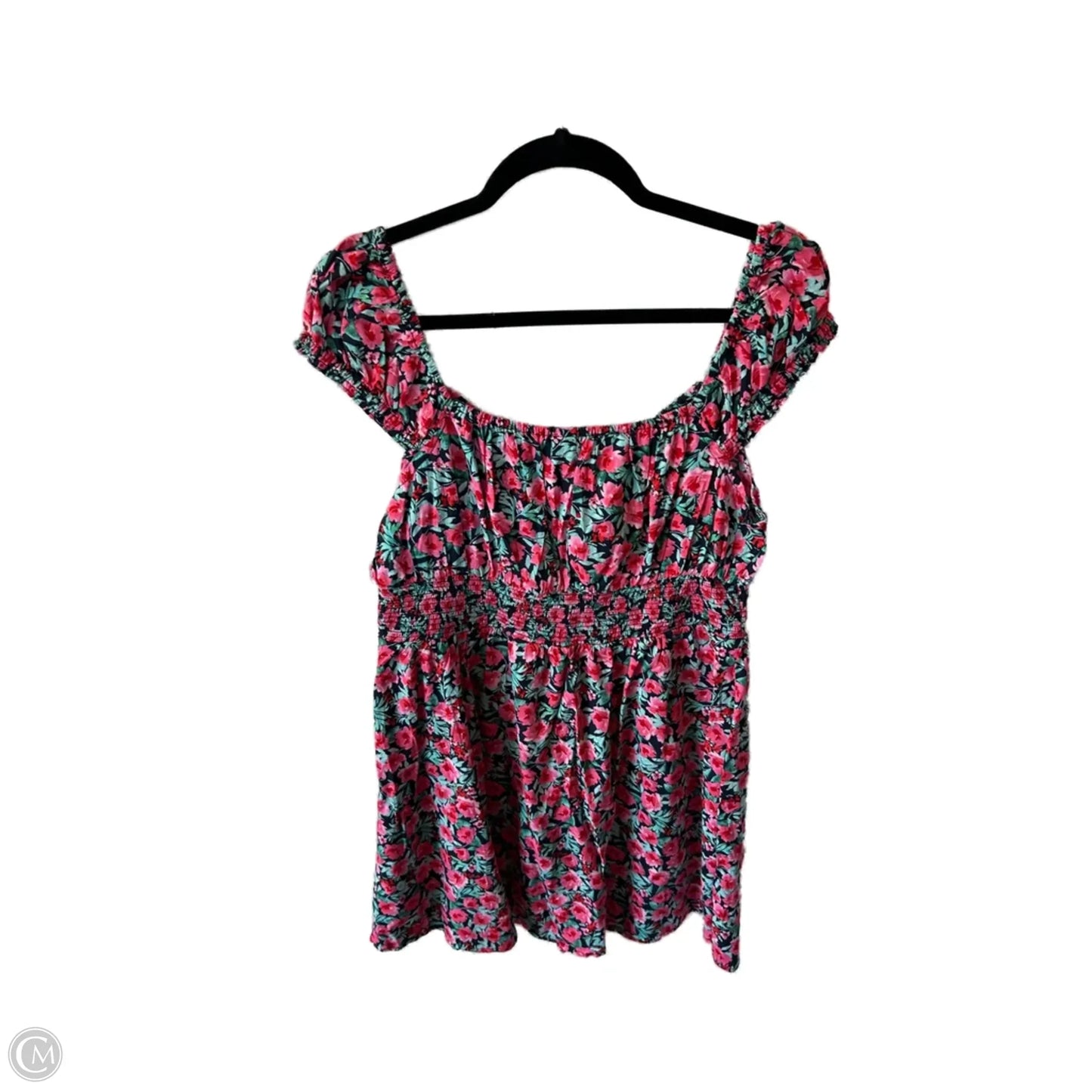 Dress Casual Short By Old Navy In Blue & Pink, Size: L