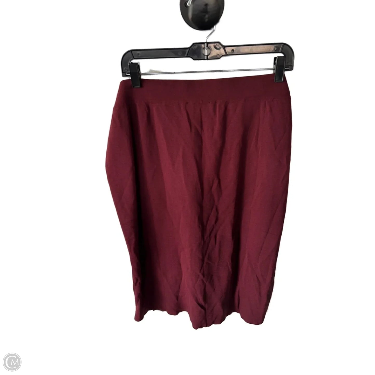 Skirt Midi By Eloquii In Maroon, Size: 18
