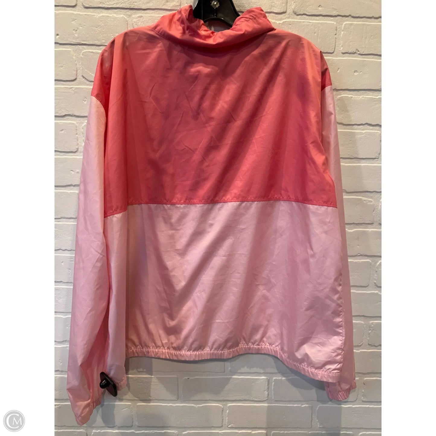 Jacket Windbreaker By Columbia In Pink, Size: Xl