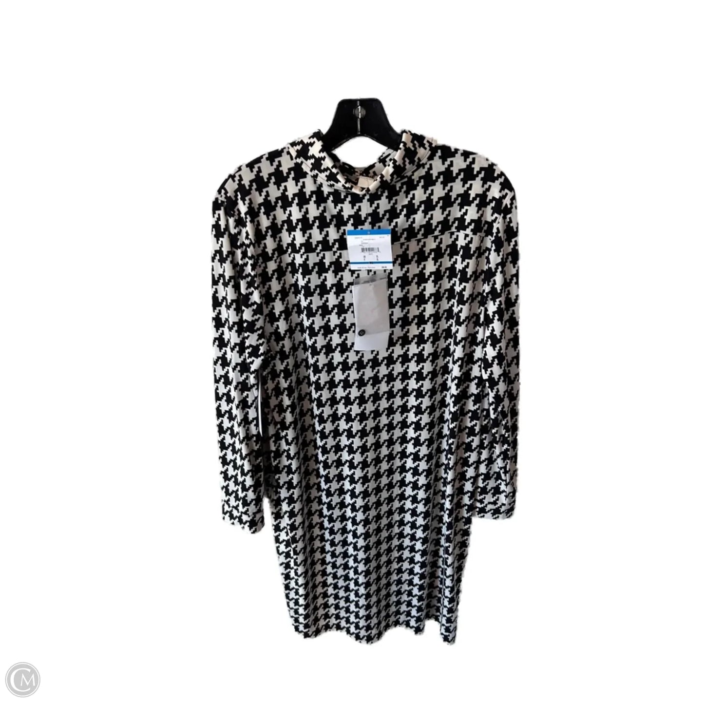 Dress Work By Anne Klein In Black & White, Size: Xl