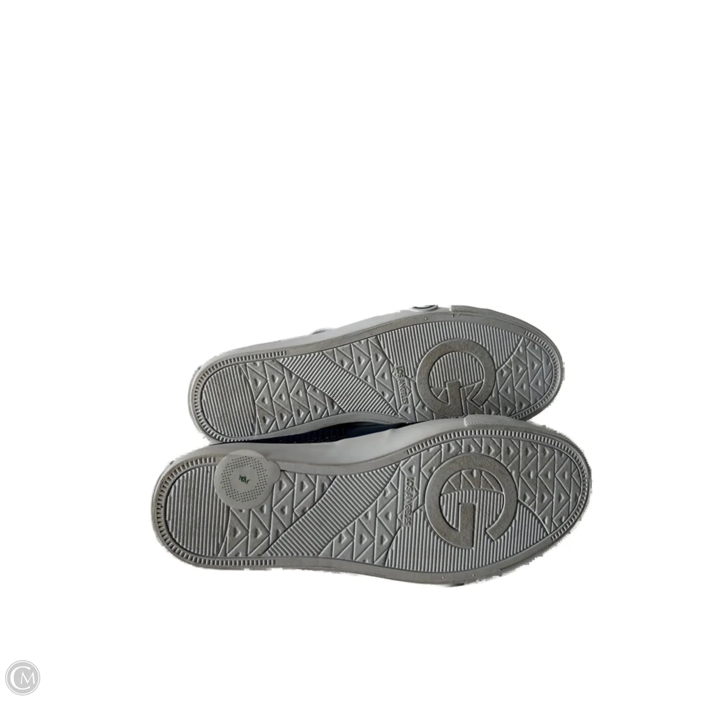 Shoes Sneakers By Guess In White & Yellow, Size: 8.5