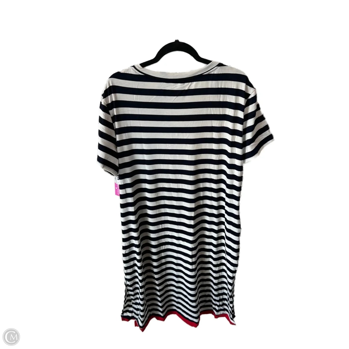 Dress Casual Midi By Dokotoo In Blue Red & White, Size: 2x