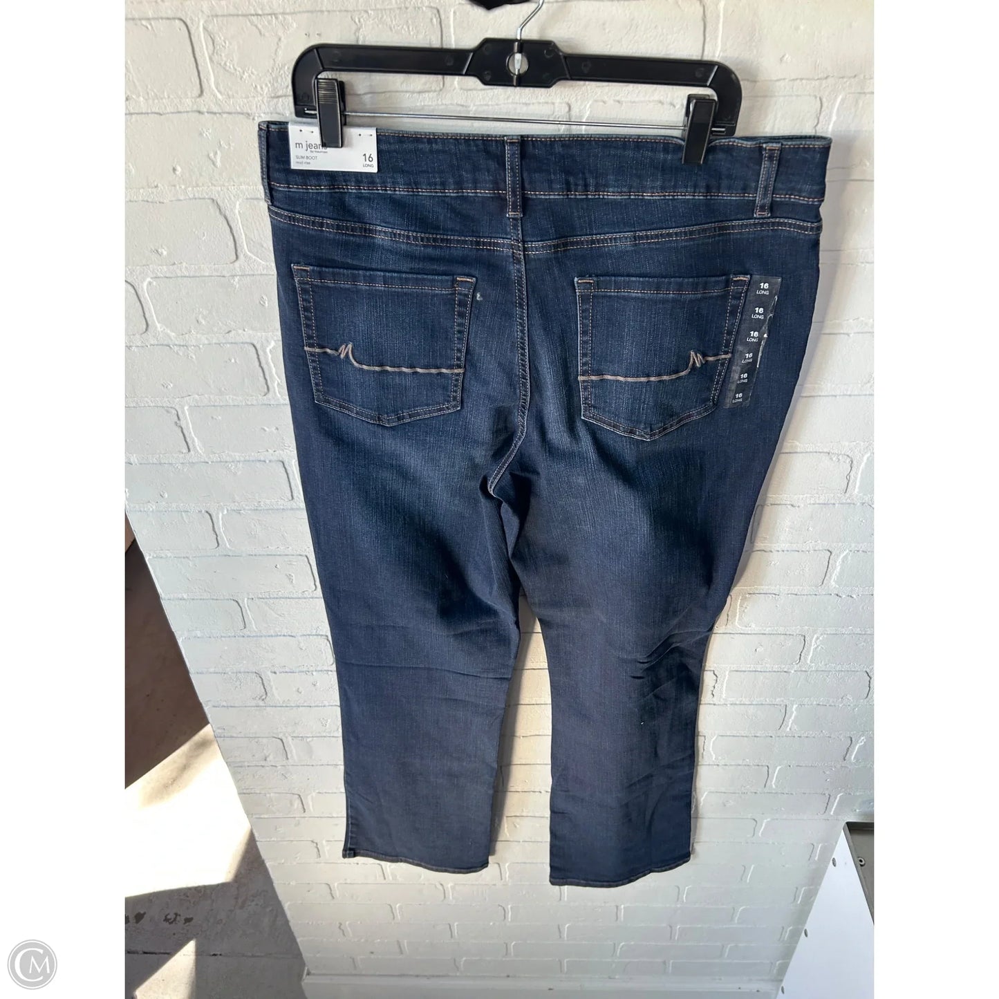 Jeans Boot Cut By Maurices In Blue Denim, Size: 16l