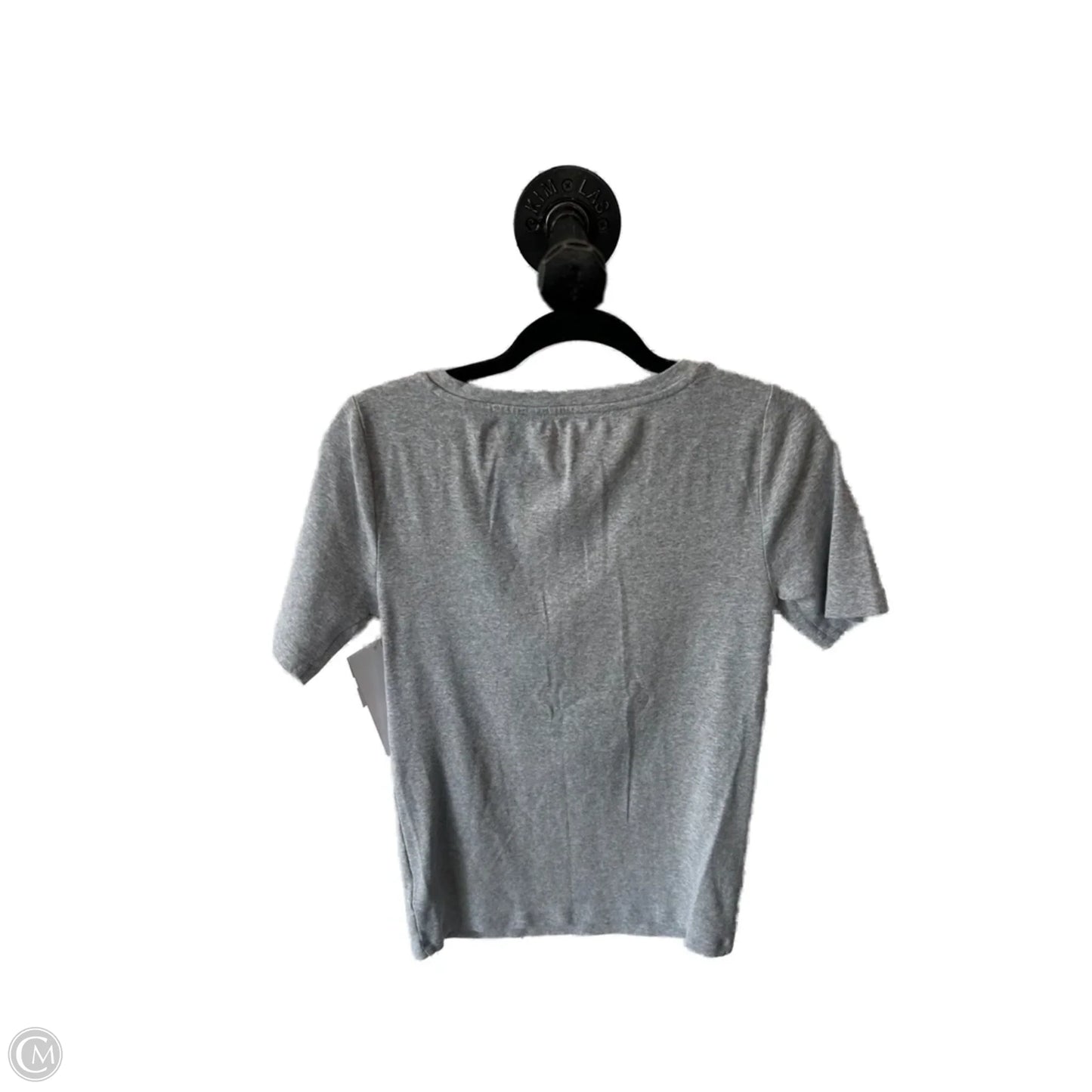 Top Short Sleeve Basic By Gap In Grey, Size: M