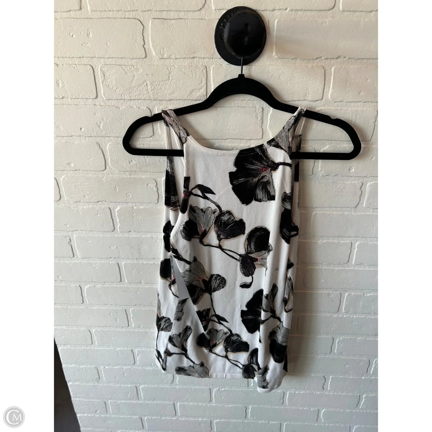 Sweater Short Sleeve By White House Black Market In Black & White, Size: M